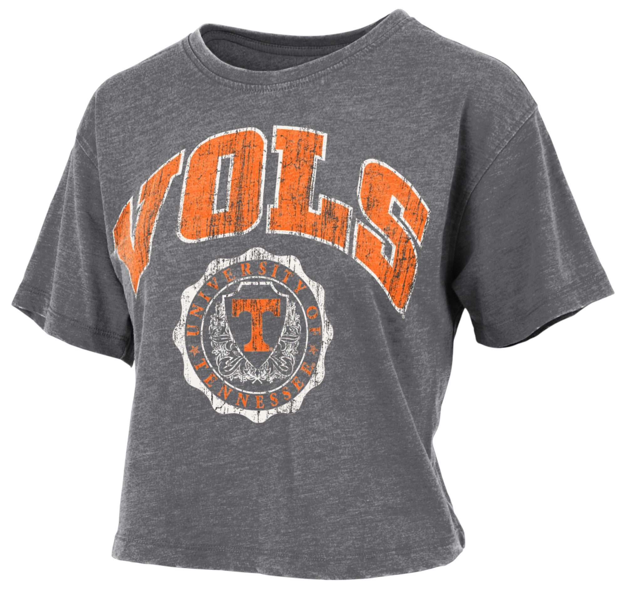 Pressbox Women's Tennessee Volunteers Black Vintage T-Shirt