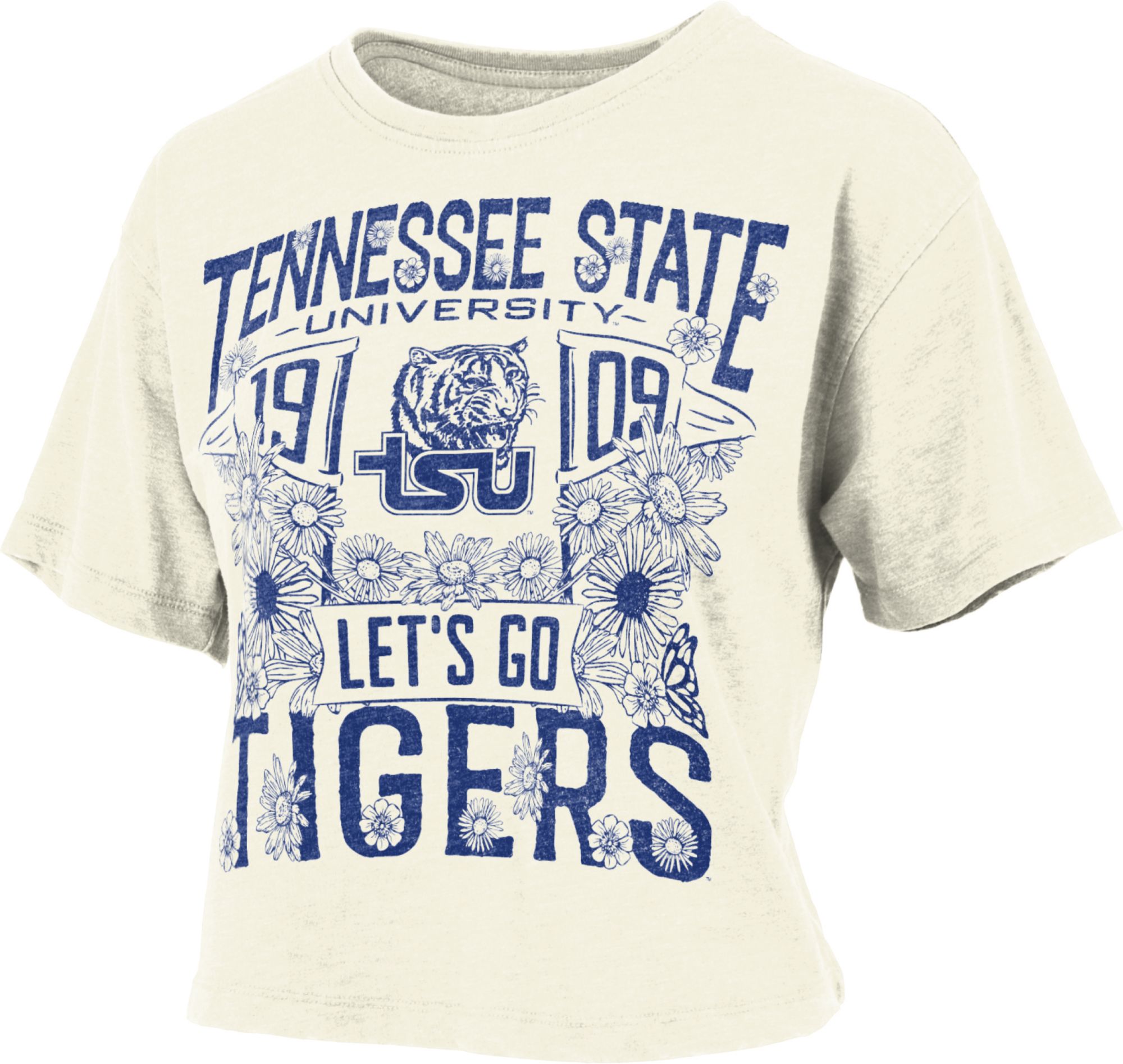 Pressbox Women's Tennessee State Tigers Ivory Jasmine T-Shirt