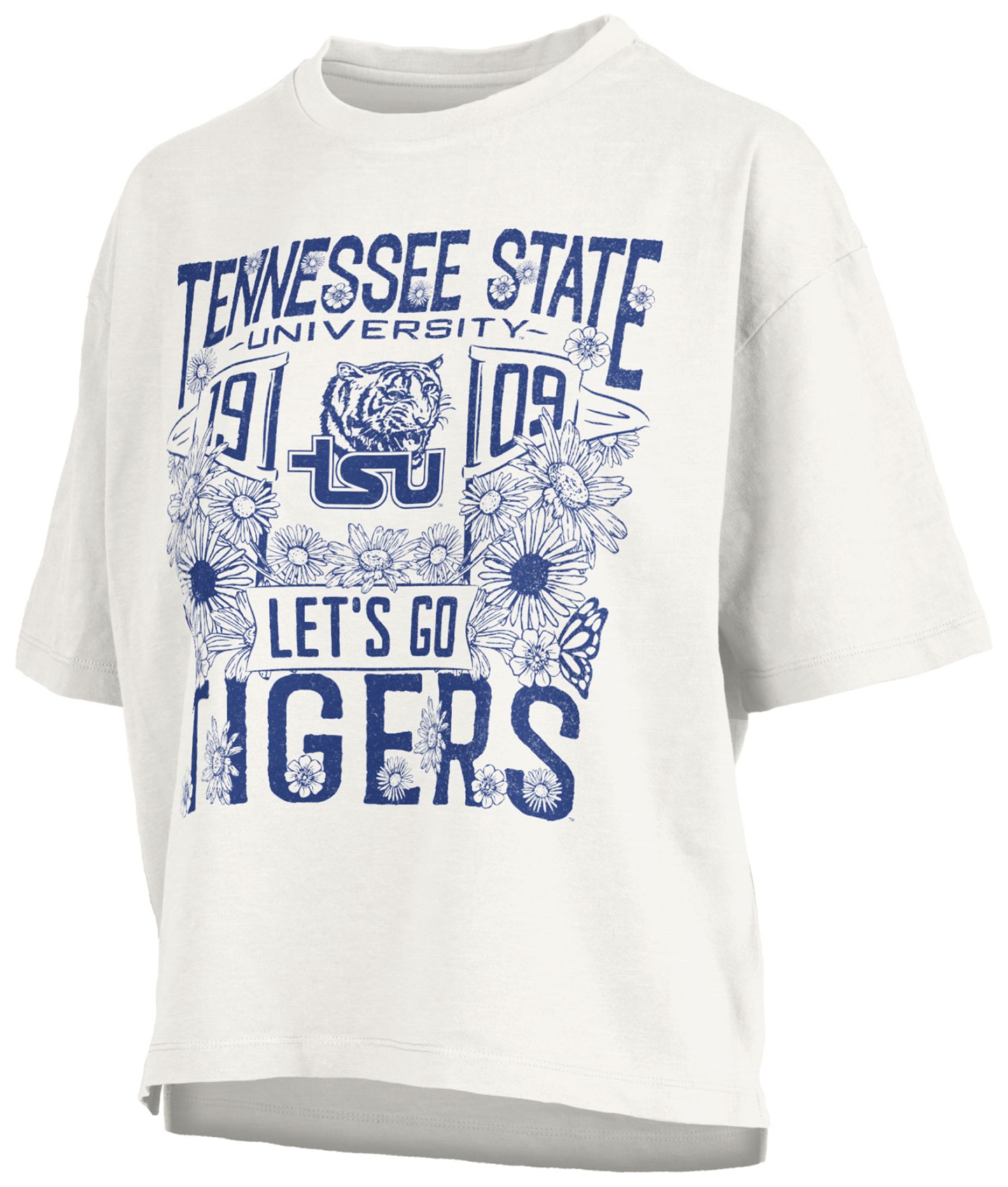 Pressbox Women's Tennessee State Tigers White Jasmine T-Shirt