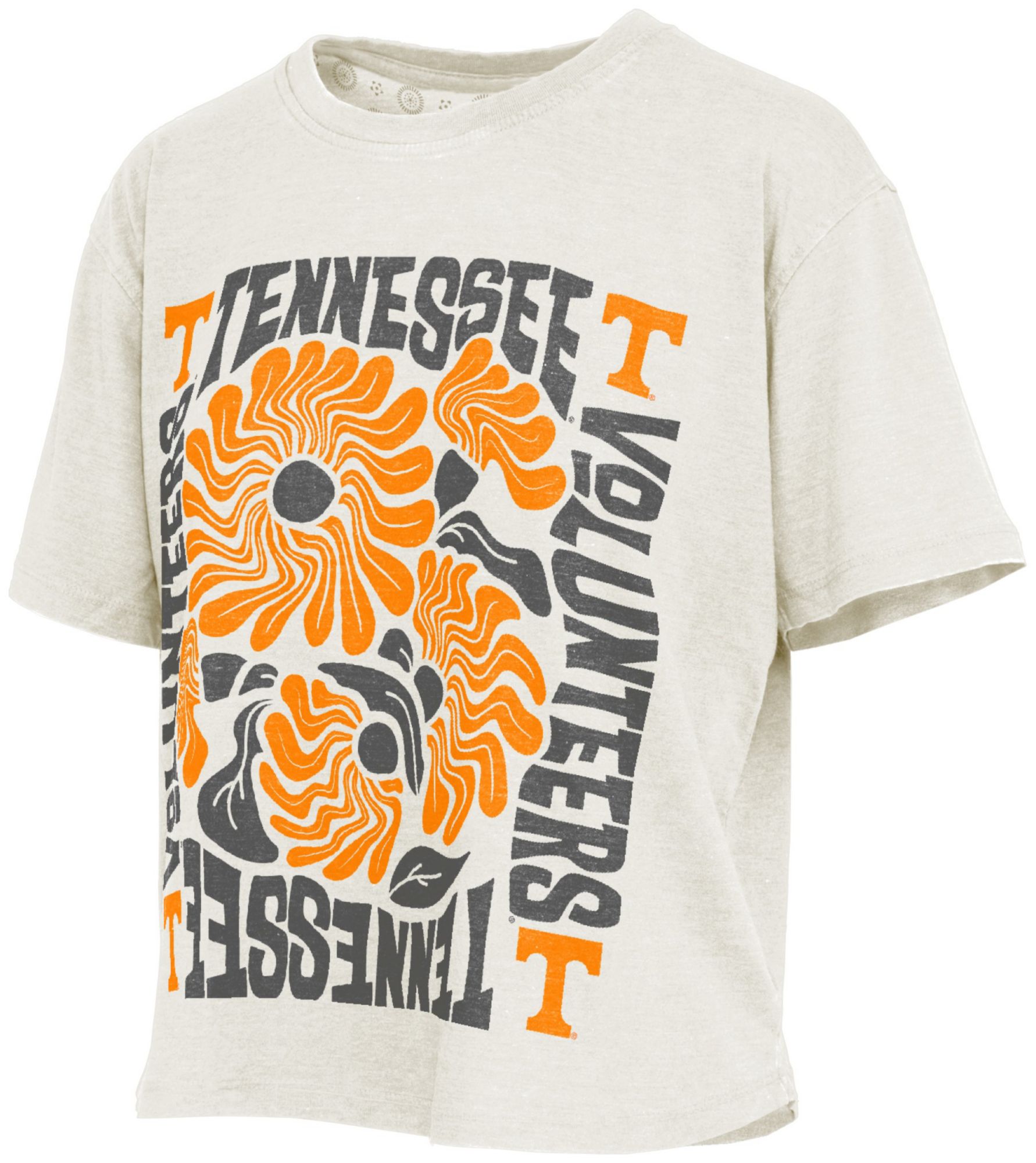 Pressbox Women's Tennessee Volunteers Ivory Floral Vintage Shirt