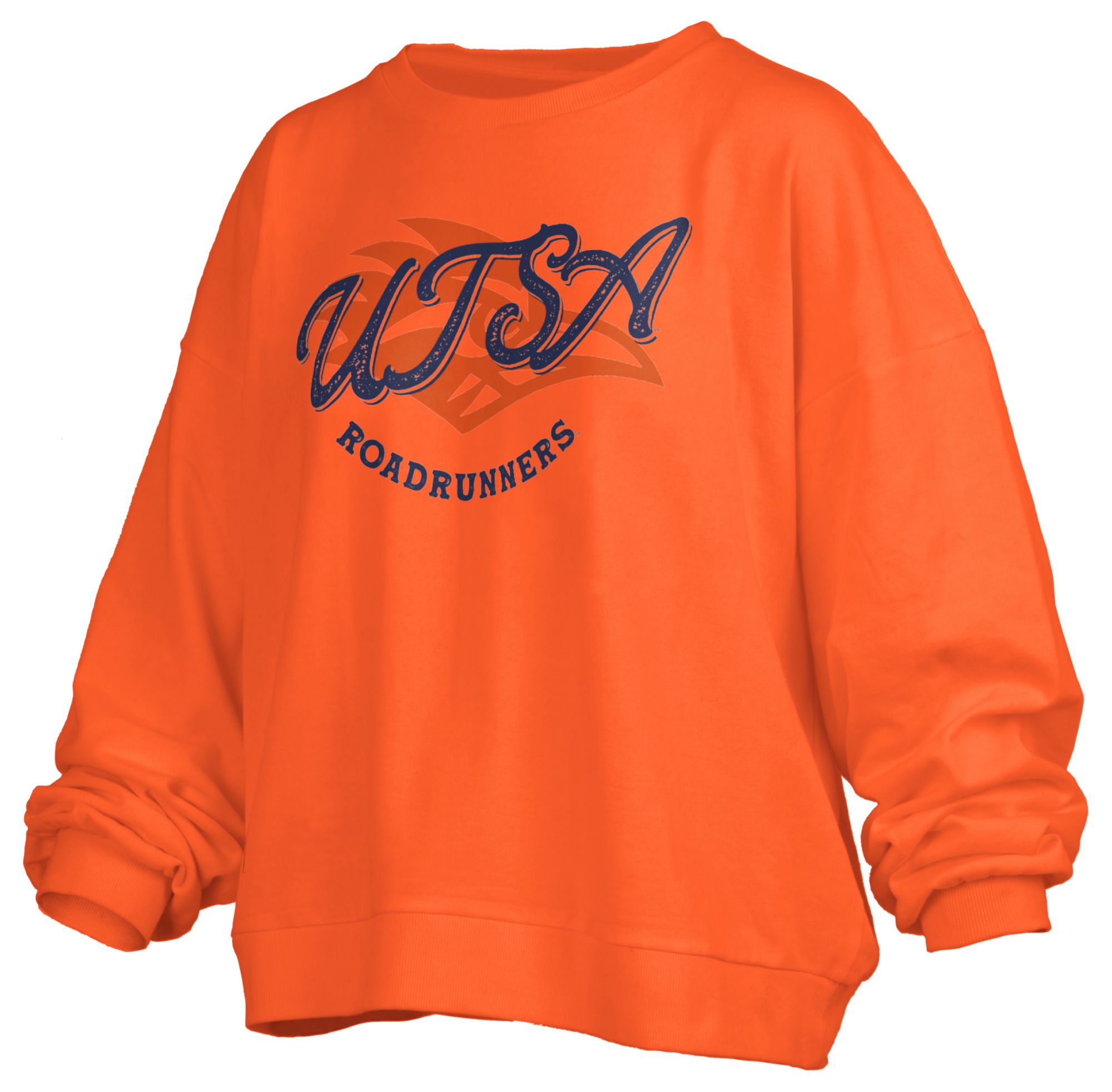 Pressbox Women's UT San Antonio Roadrunners Orange Janise Crewneck Sweatshirt