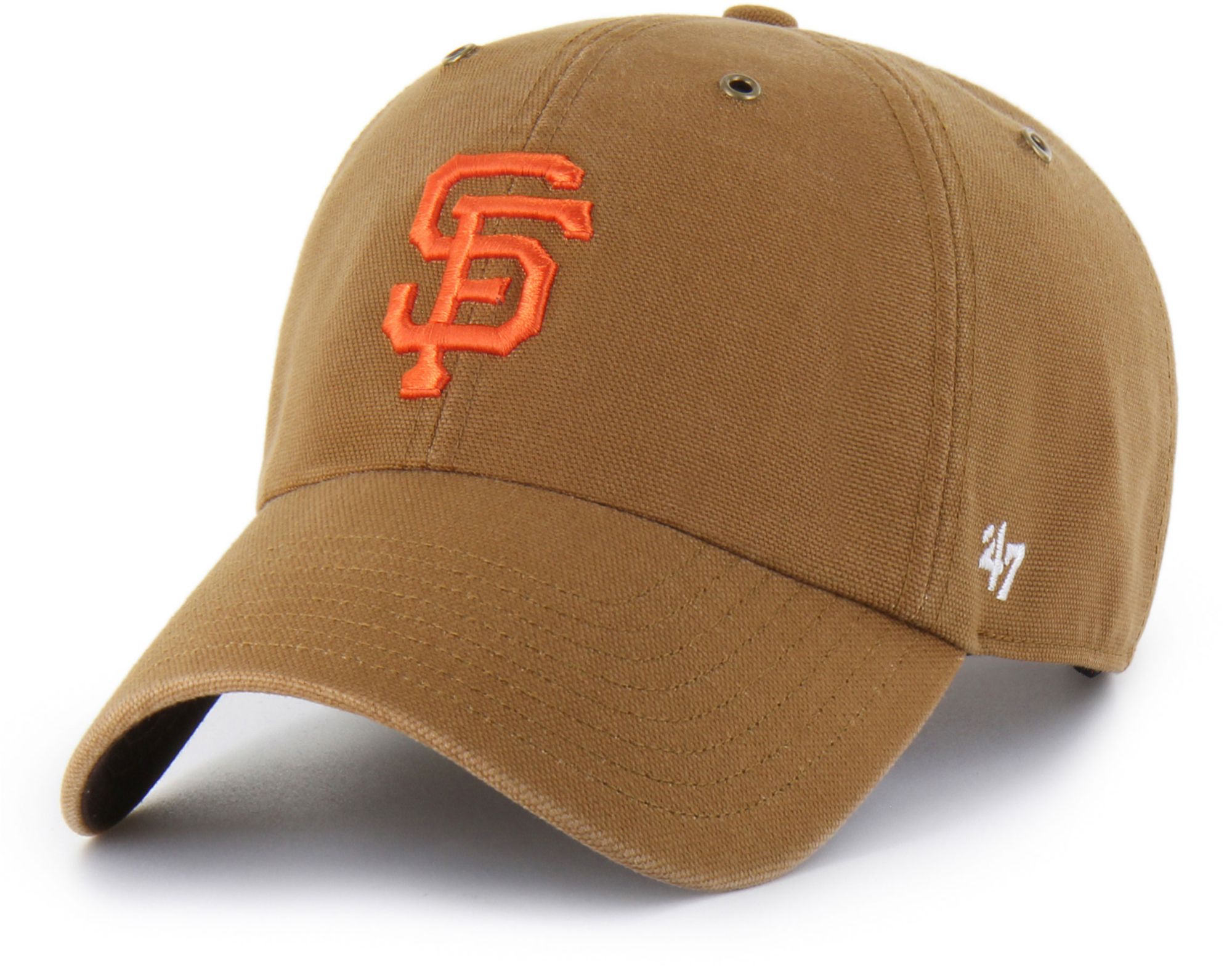 Carhartt x '47 Adult San Francisco Giants Brown Clean Up Adjustable Hat