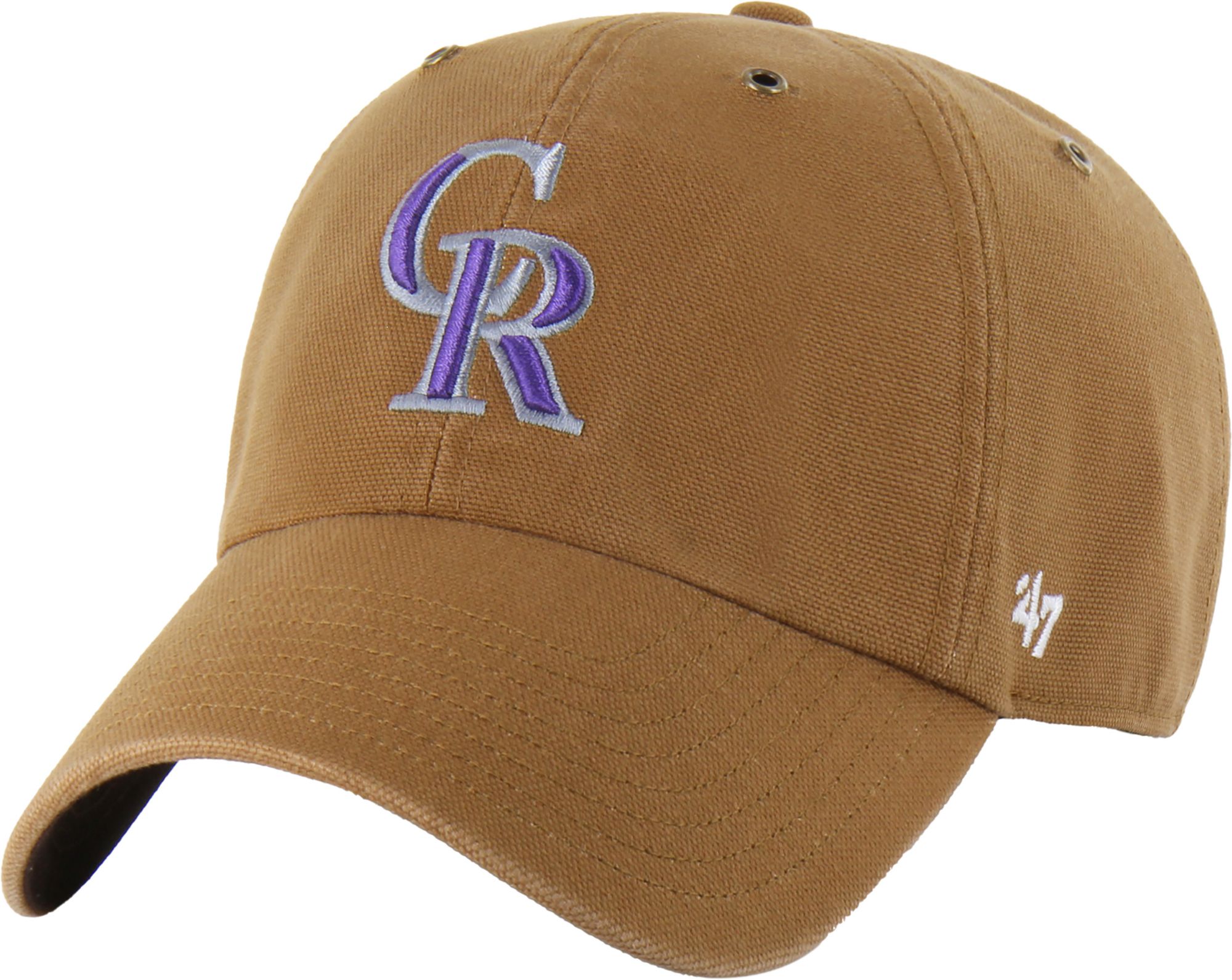 Carhartt x '47 Adult Colorado Rockies Brown Clean Up Adjustable Hat