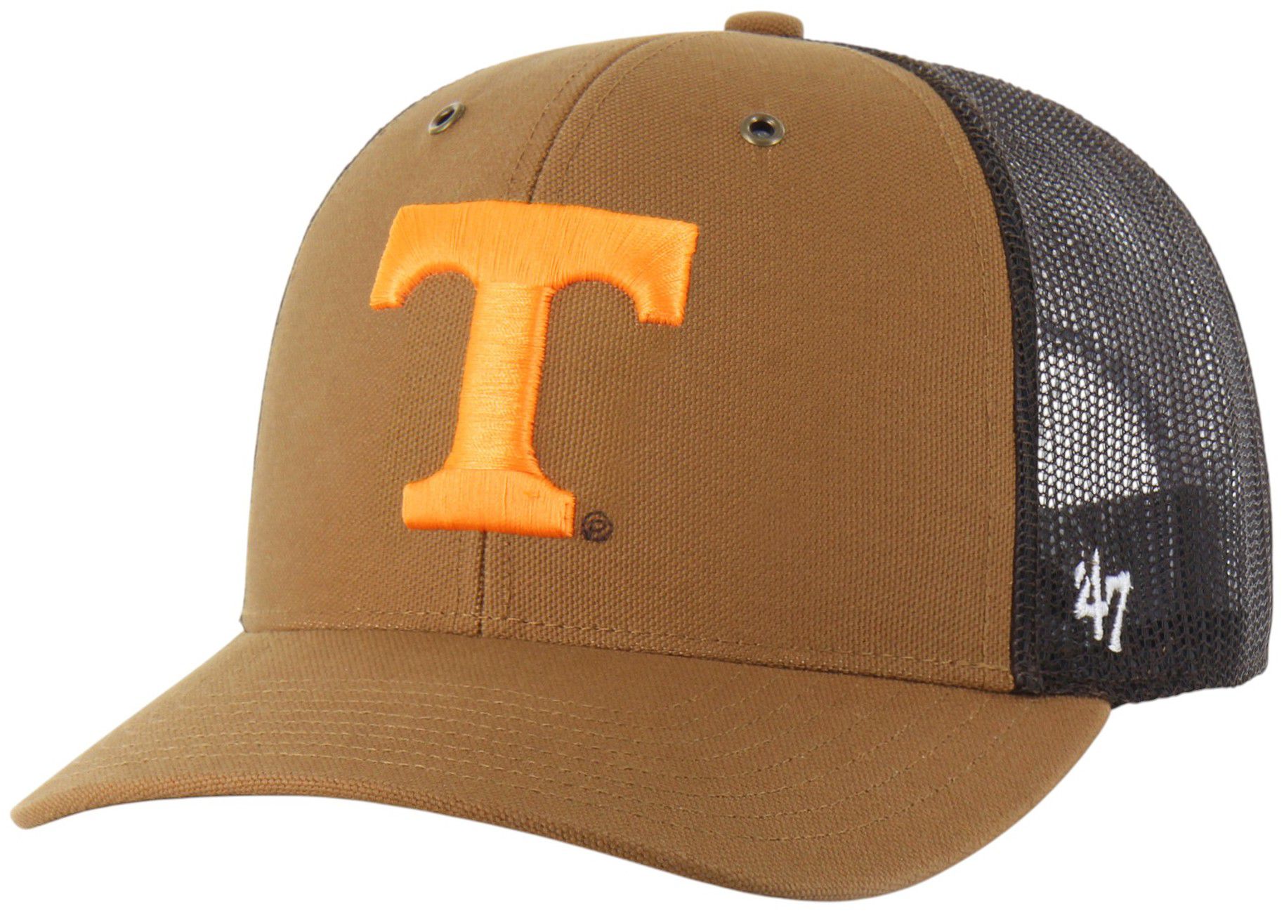 Carhartt x '47 Adult Tennessee Volunteers Brown Adjustable Trucker Hat