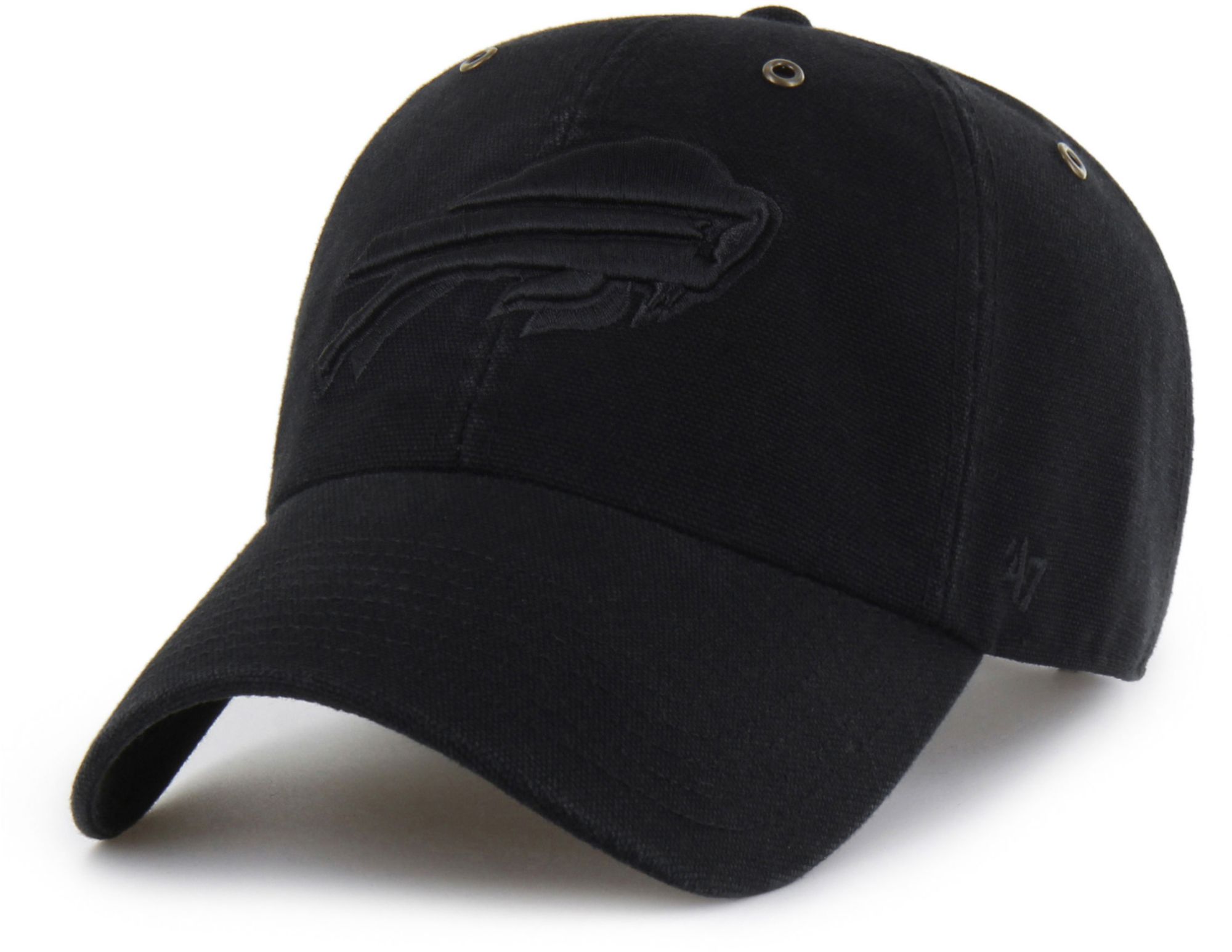 Carhartt x '47 Adult Buffalo Bills Black Dyed Clean Up Adjustable Hat