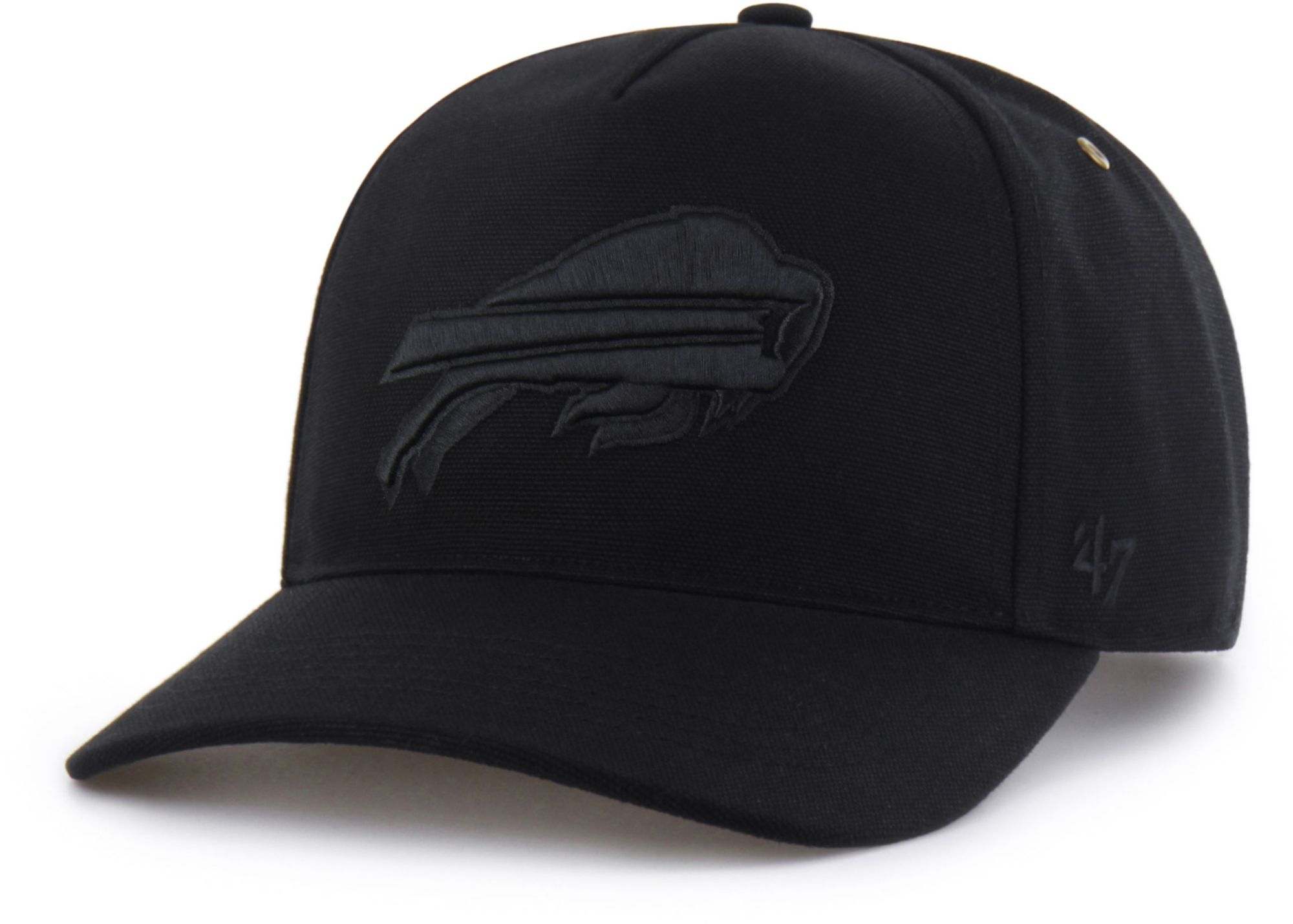 Carhartt x '47 Adult Buffalo Bills Black Dyed Hitch Adjustable Hat