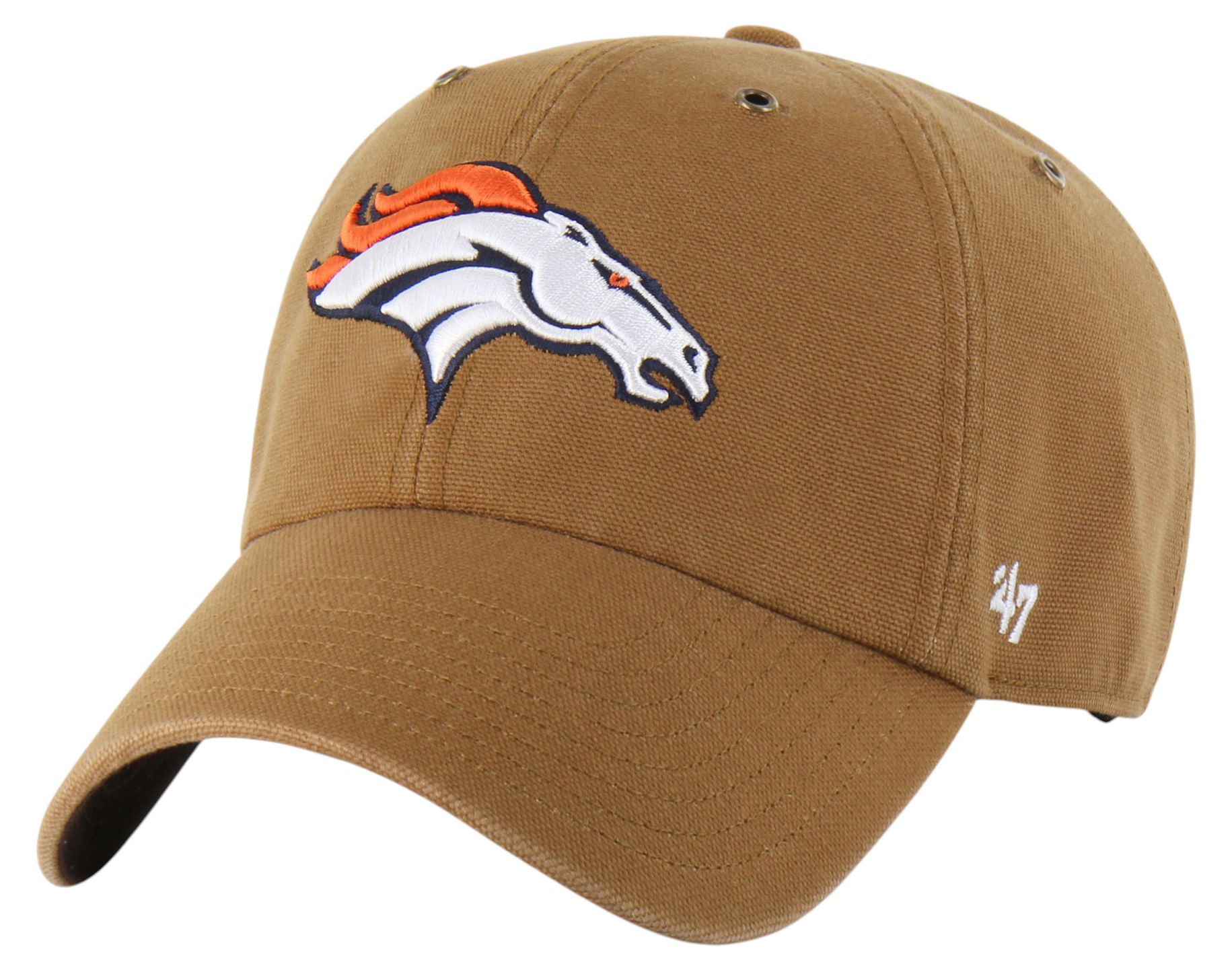 Carhartt x '47 Adult Denver Broncos Clean Up Brown Adjustable Hat