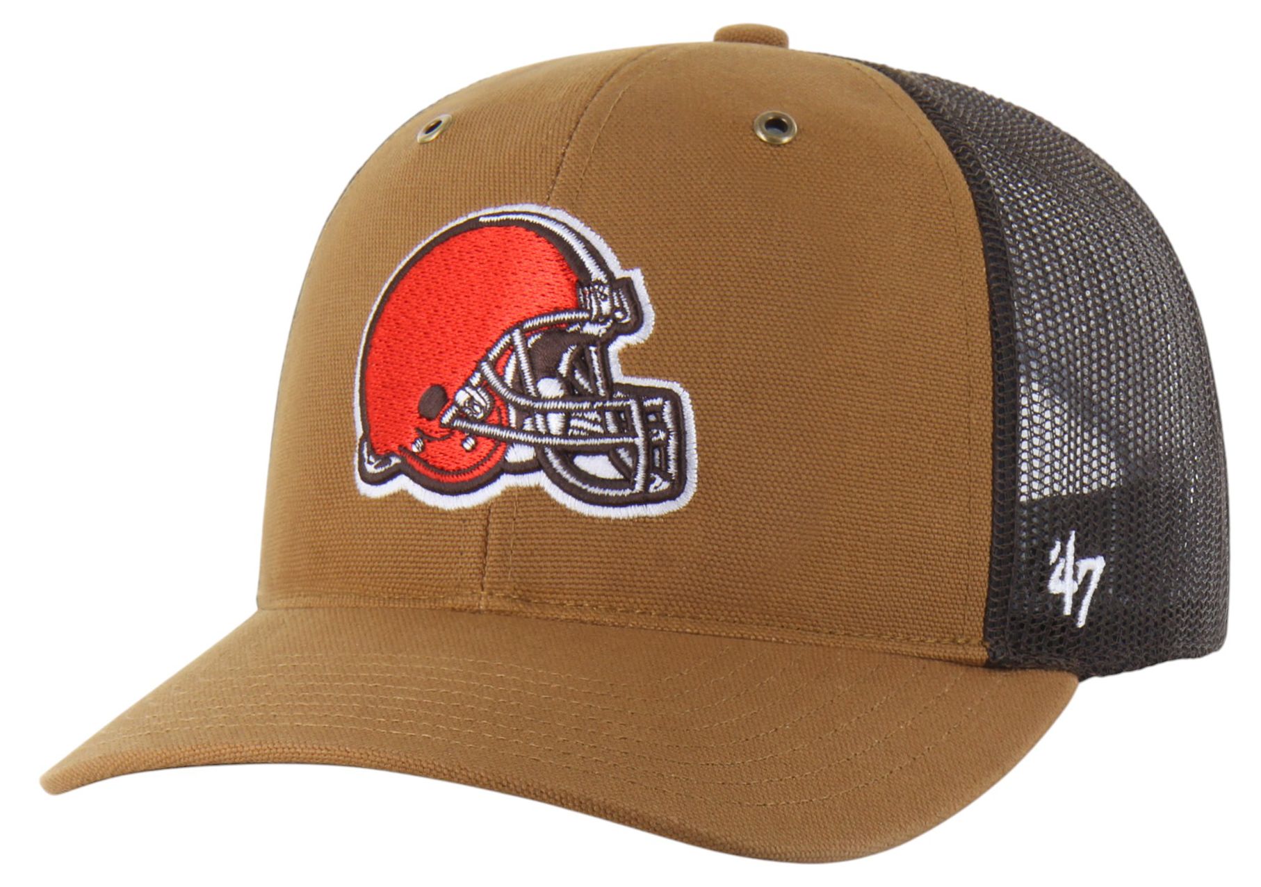 Carhartt x '47 Adult Cleveland Browns Brown Adjustable Trucker Hat