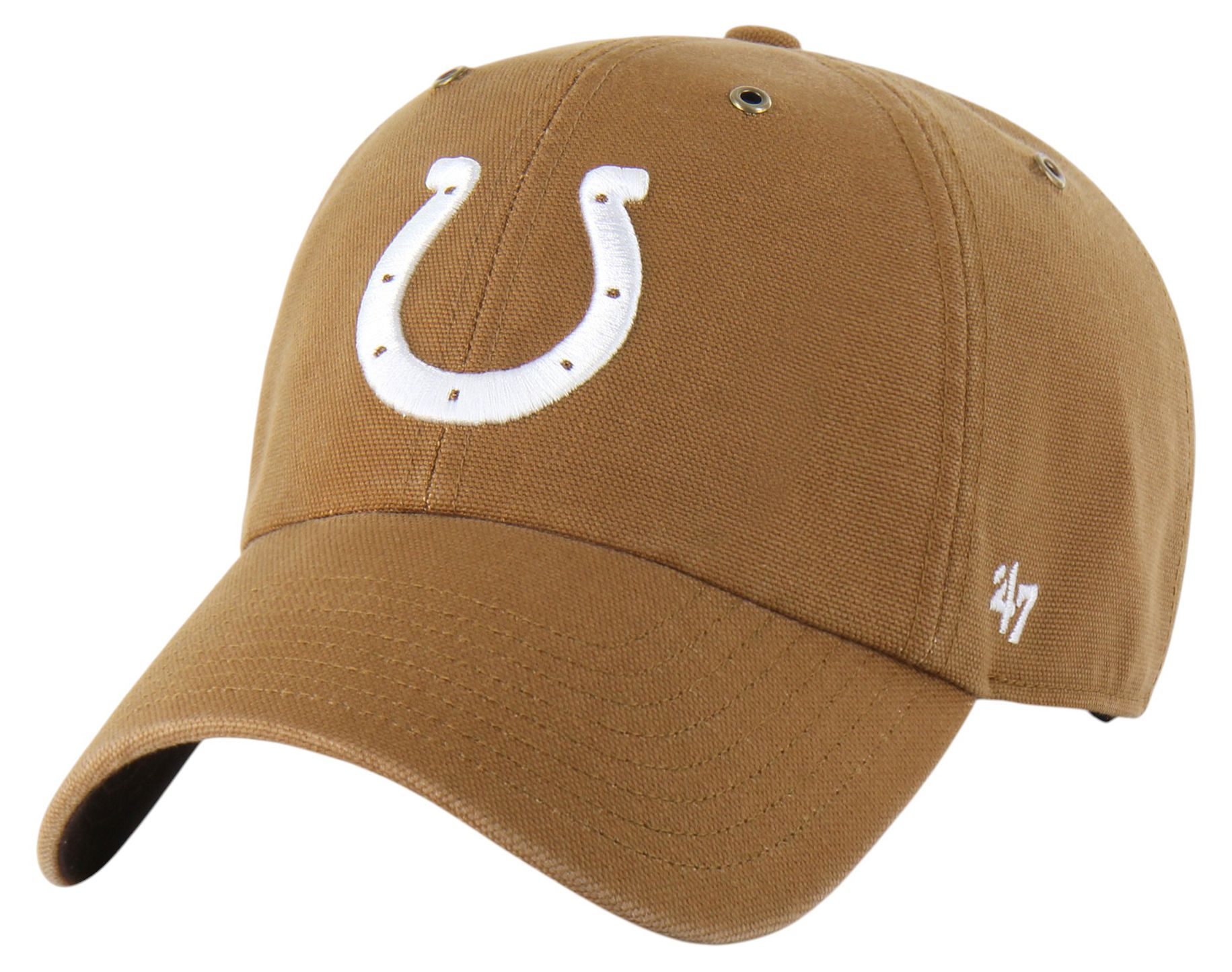 Carhartt x '47 Adult Indianapolis Colts Clean Up Brown Dyed Adjustable Hat