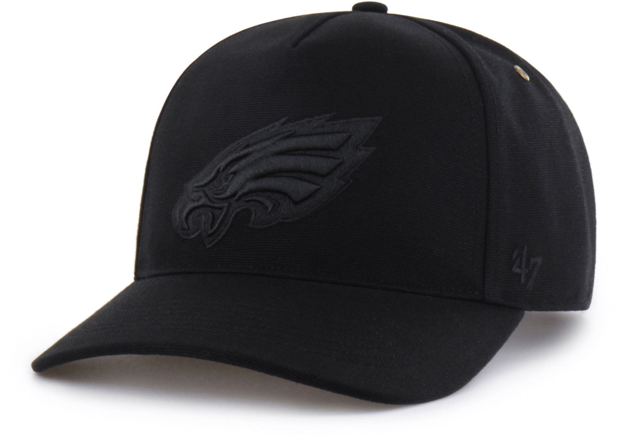 Carhartt x '47 Adult Philadelphia Eagles Black Dyed Hitch Adjustable Hat