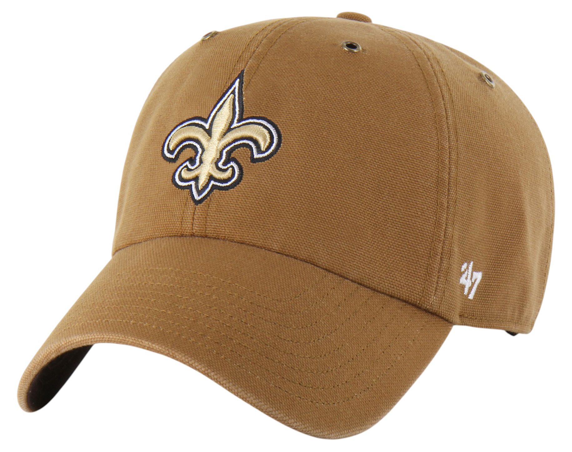 Carhartt x '47 Adult New Orleans Saints Clean Up Brown Adjustable Hat