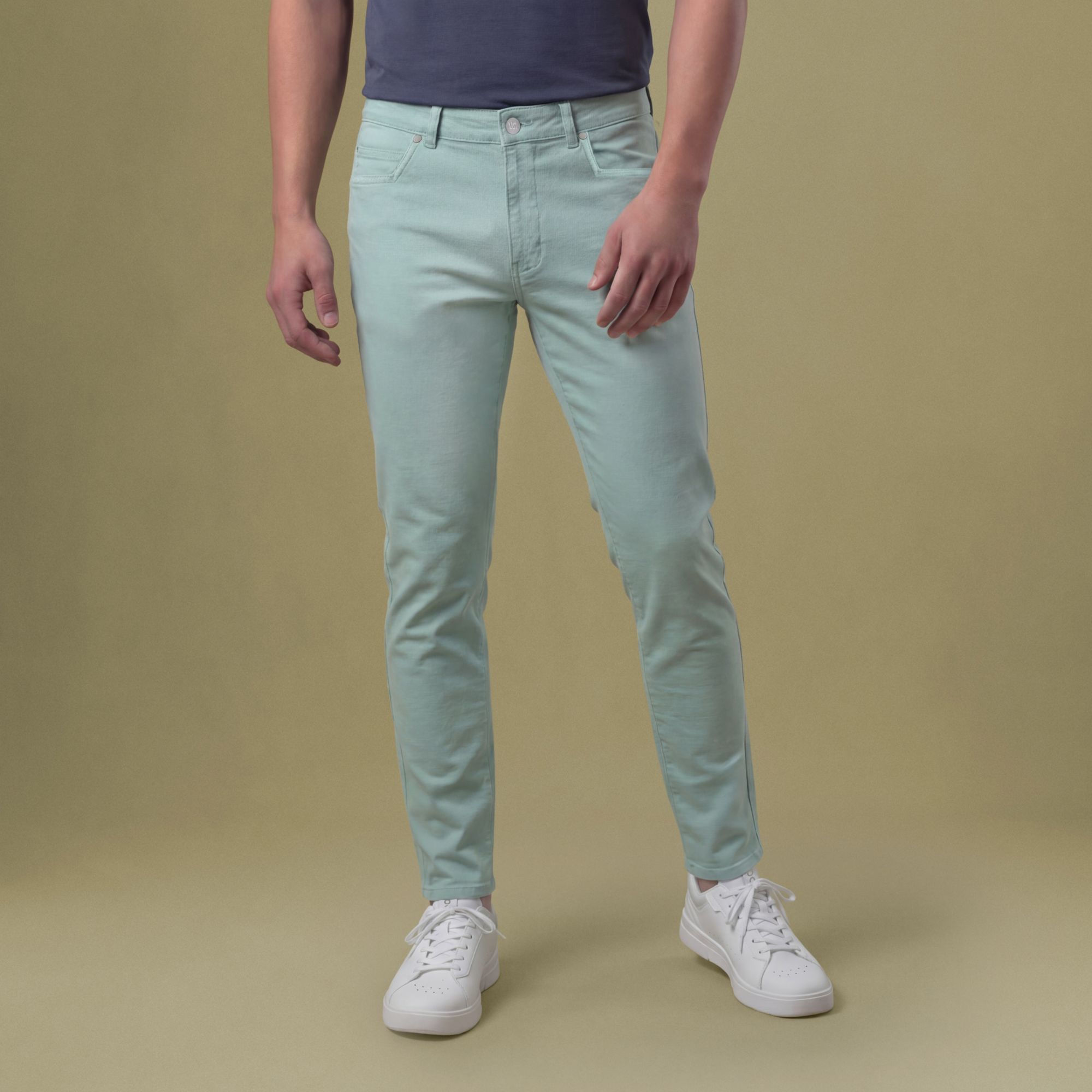 VRST Men's Limitless Comfort Twill Slim Fit 5 Pocket Pant