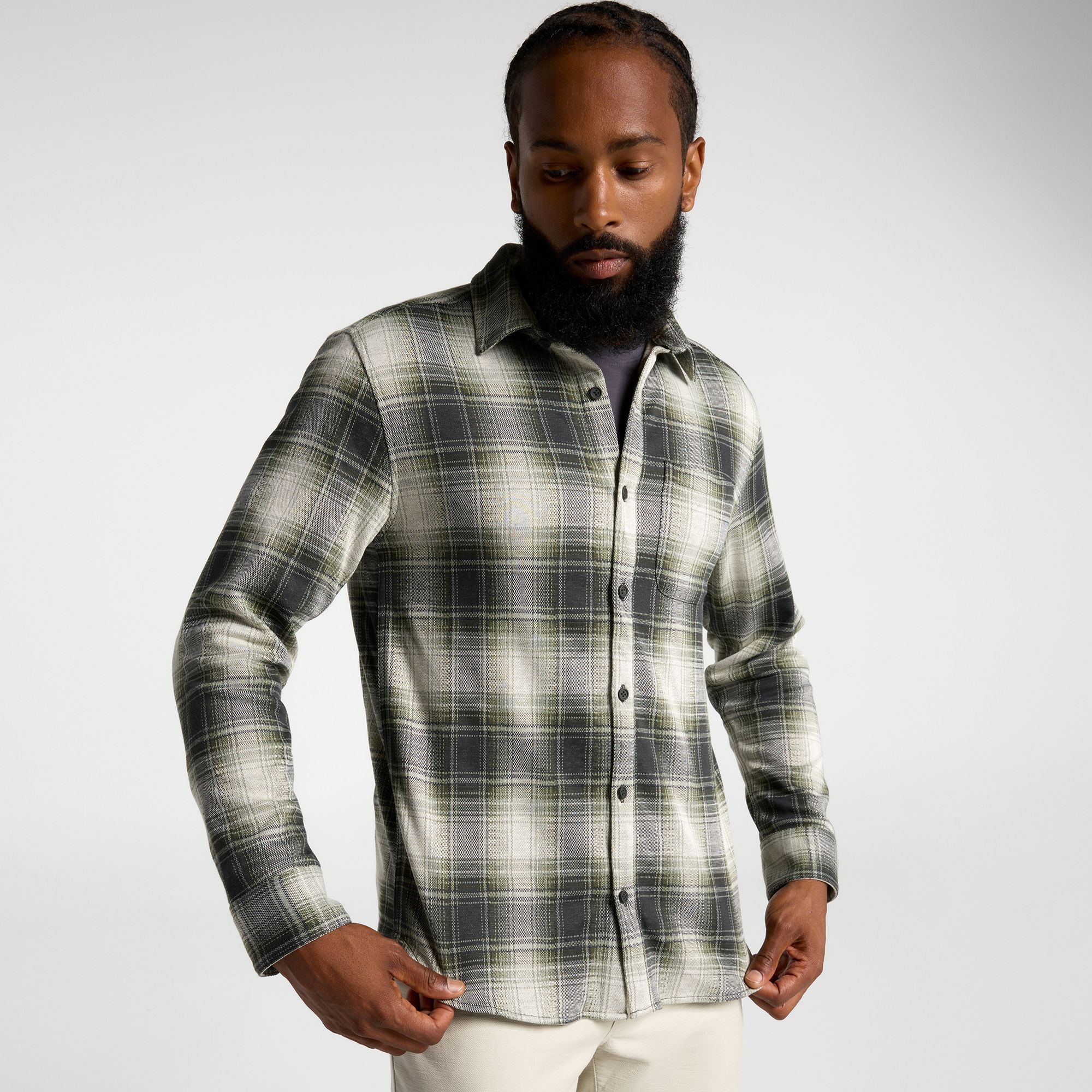 Olive Green Plaid