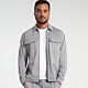 Light Grey Pinstripe
