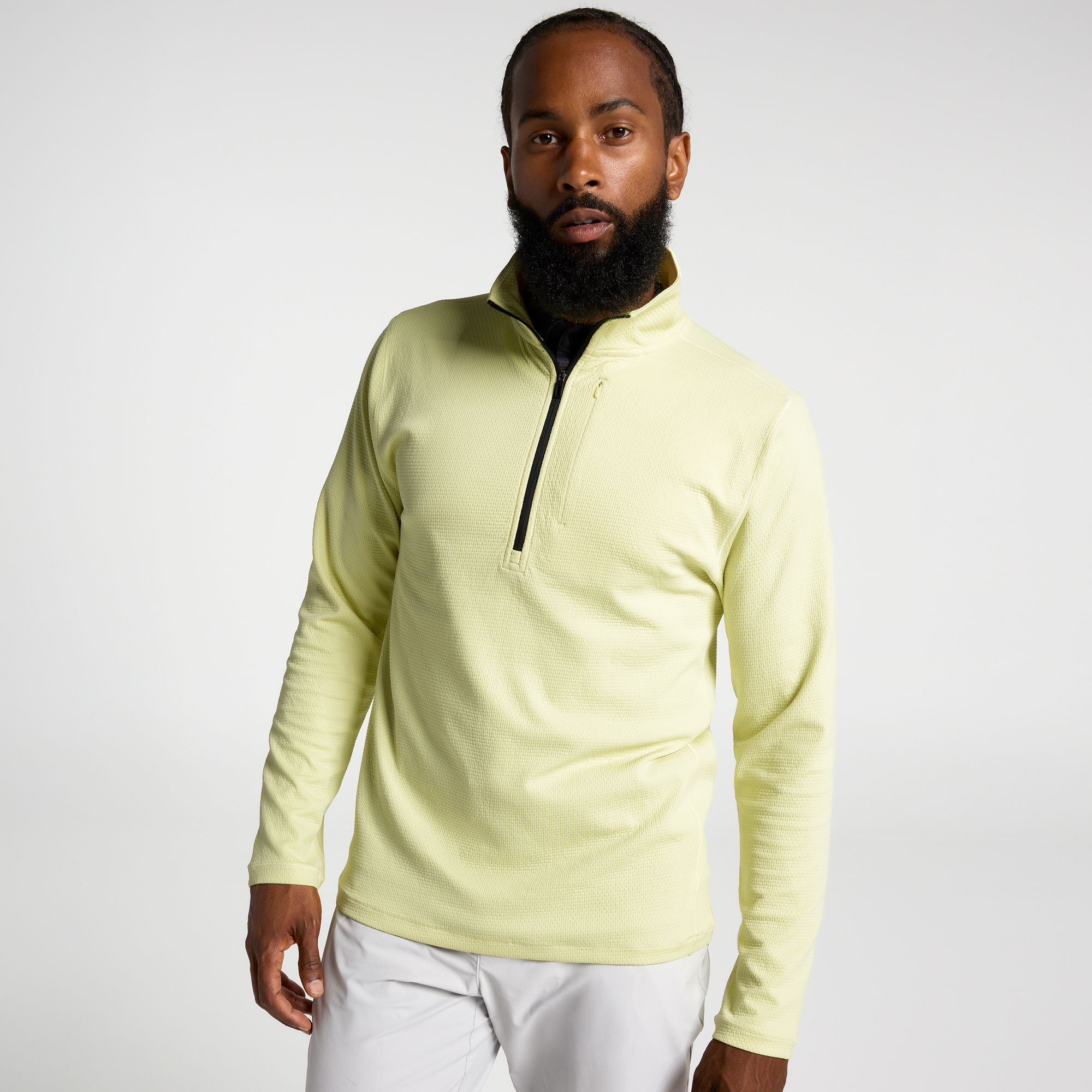 VRST Men's Textured 1/4 Zip Golf Pullover