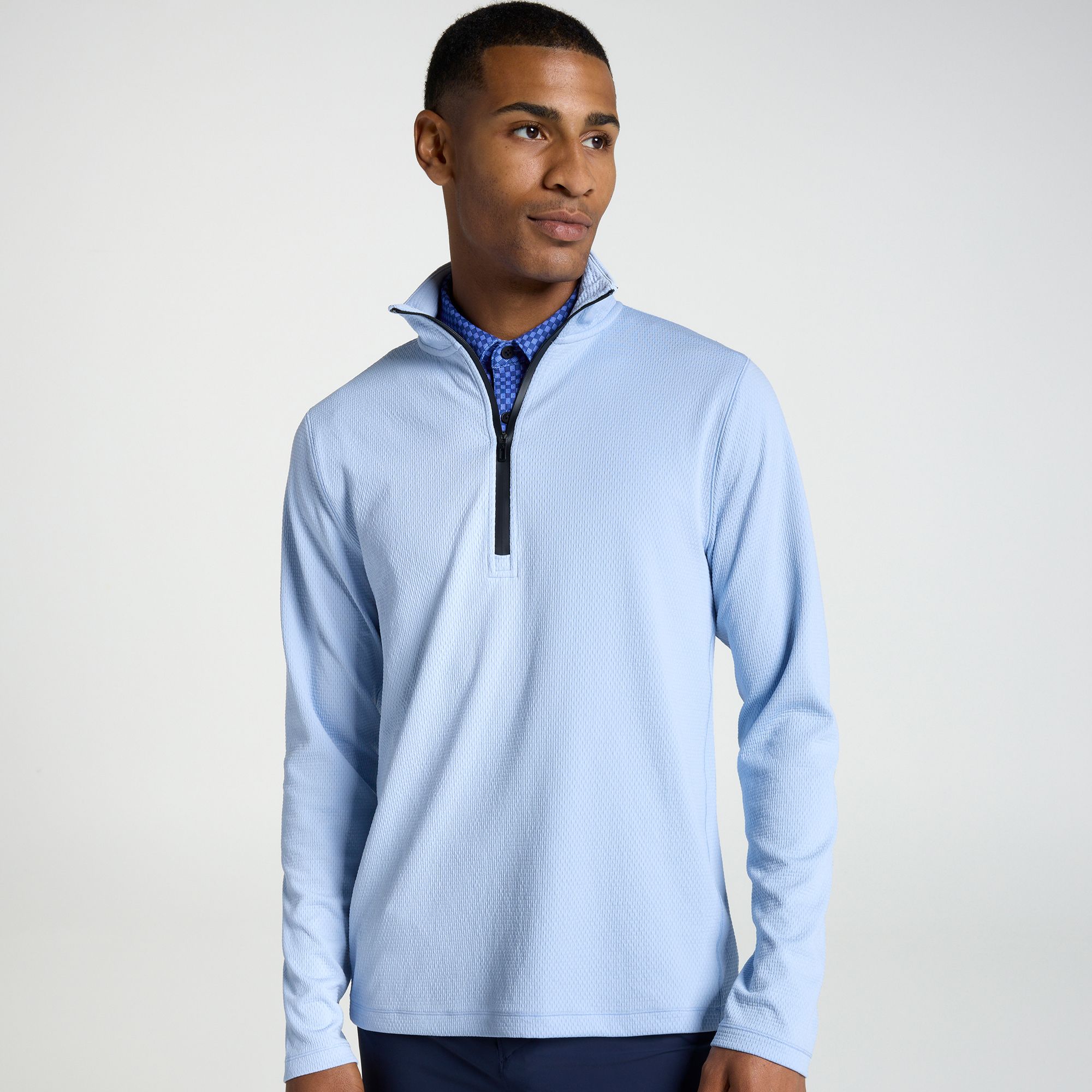 VRST Men's Element Textured 1/4 Zip Golf Pullover