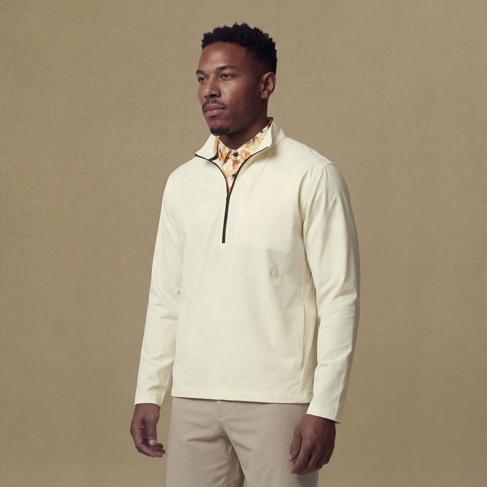 VRST Men's Woven 1/4 Zip Golf Pullover