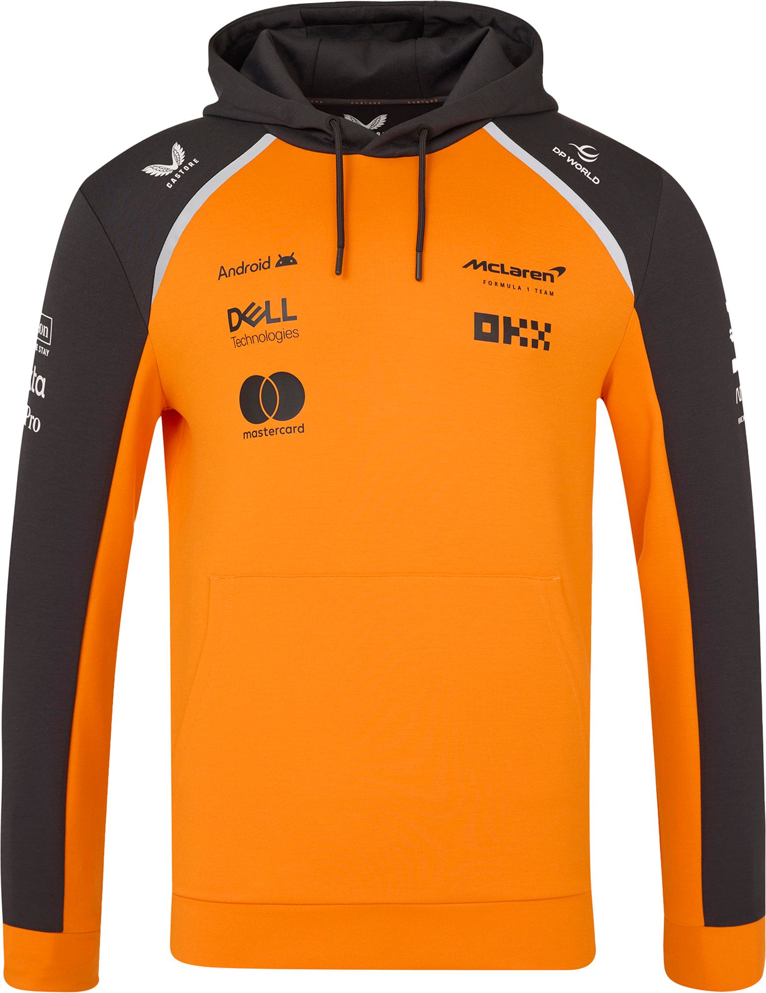 Castore Men's McLaren F1 Orange Pullover Hoodie
