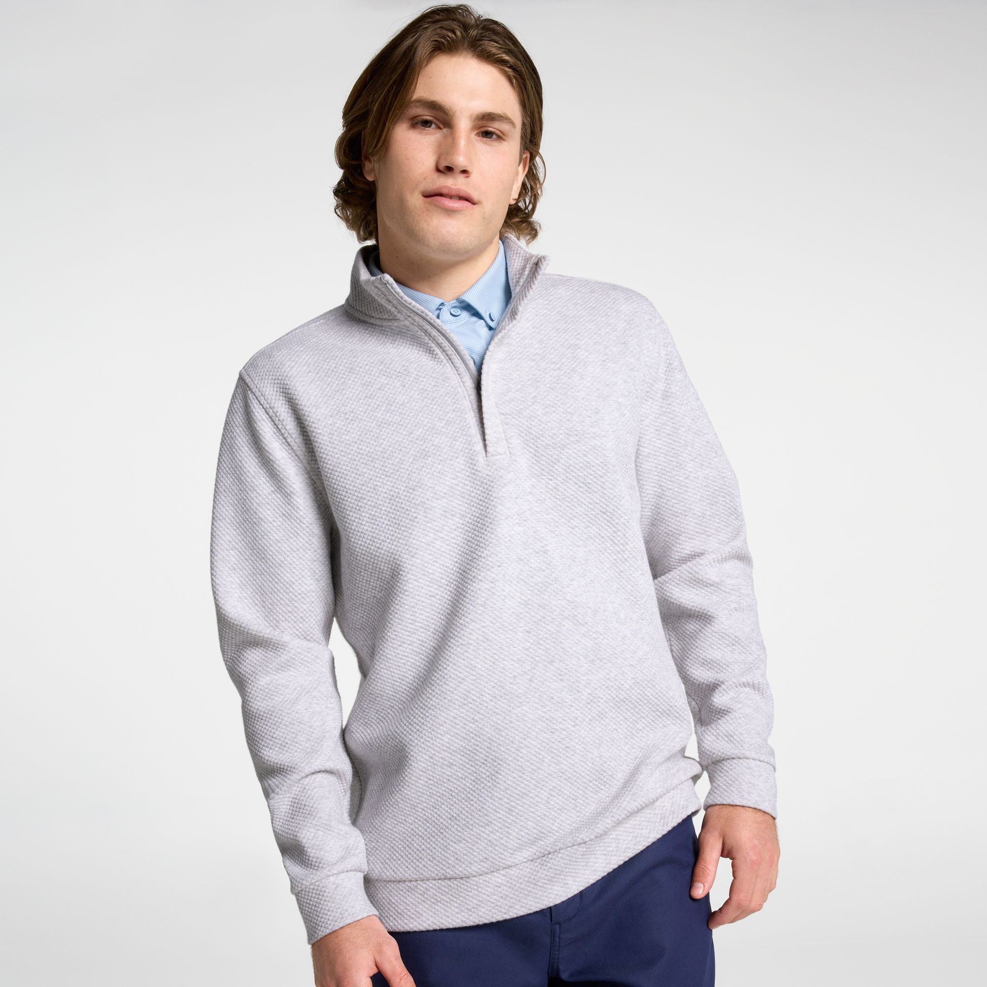 Walter Hagen Men's Clubhouse Textured 1/4 Zip Golf Pullover | Golf