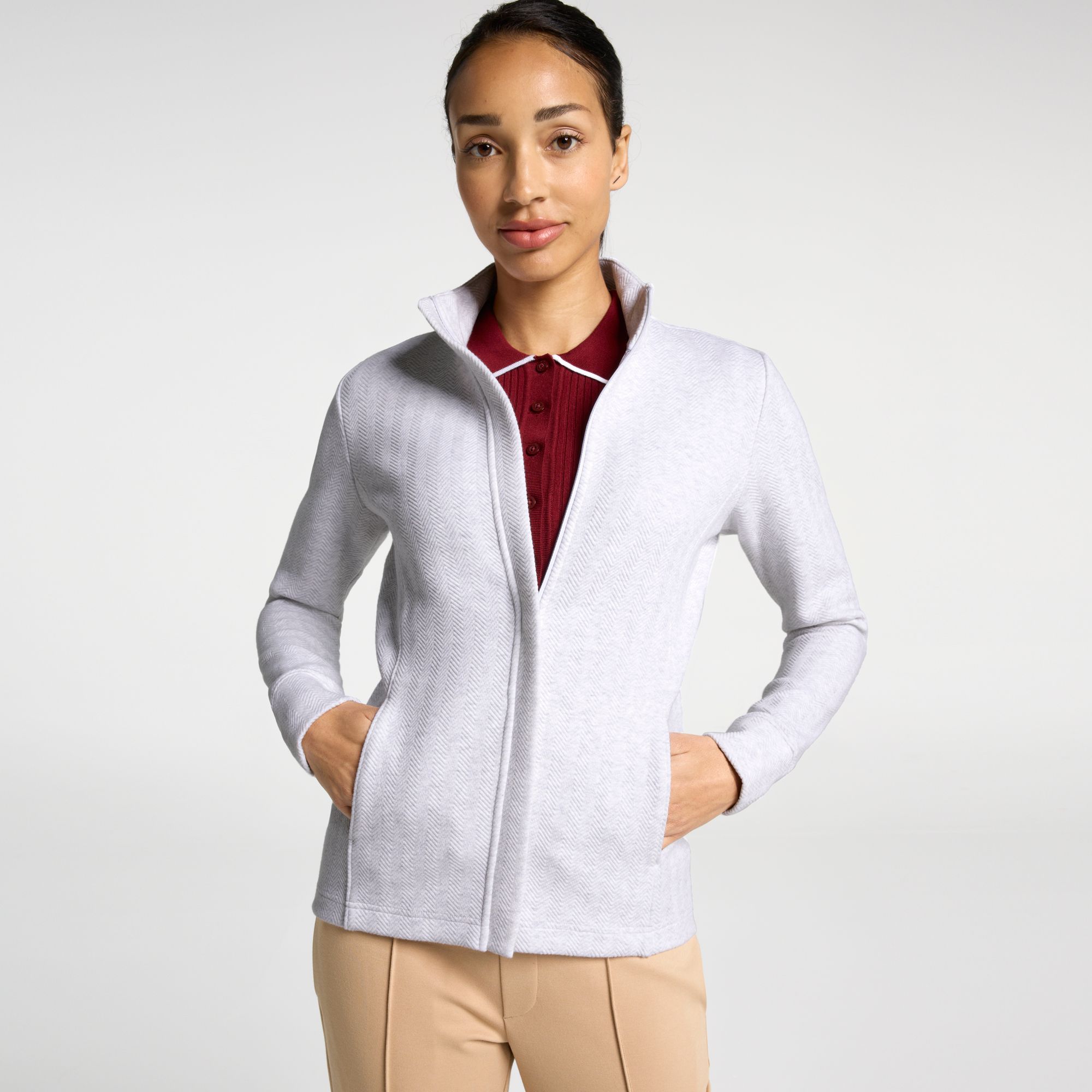 White/Heather Grey