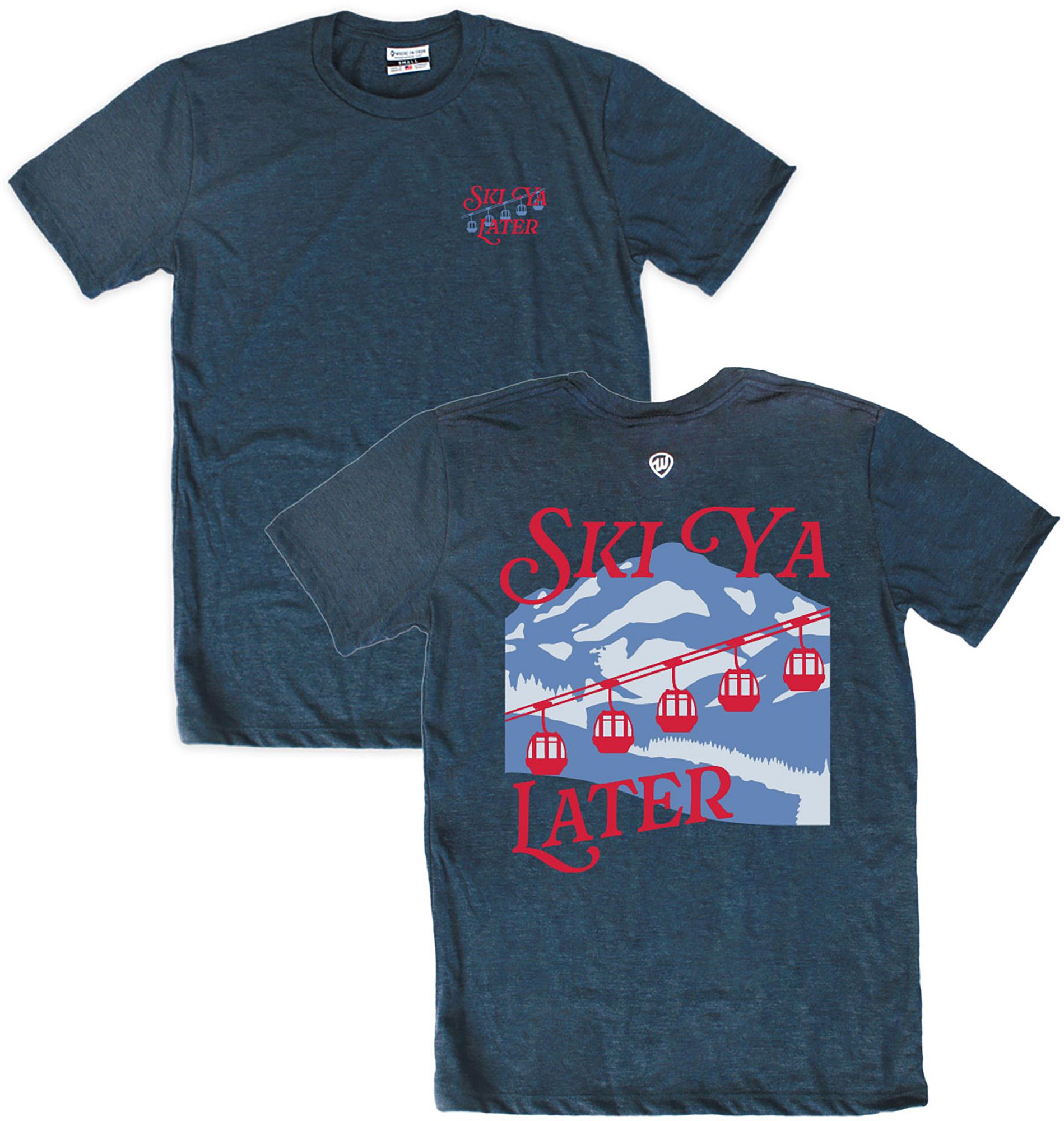 Where I'm From Men's Ski Ya Later Short Sleeve T-Shirt