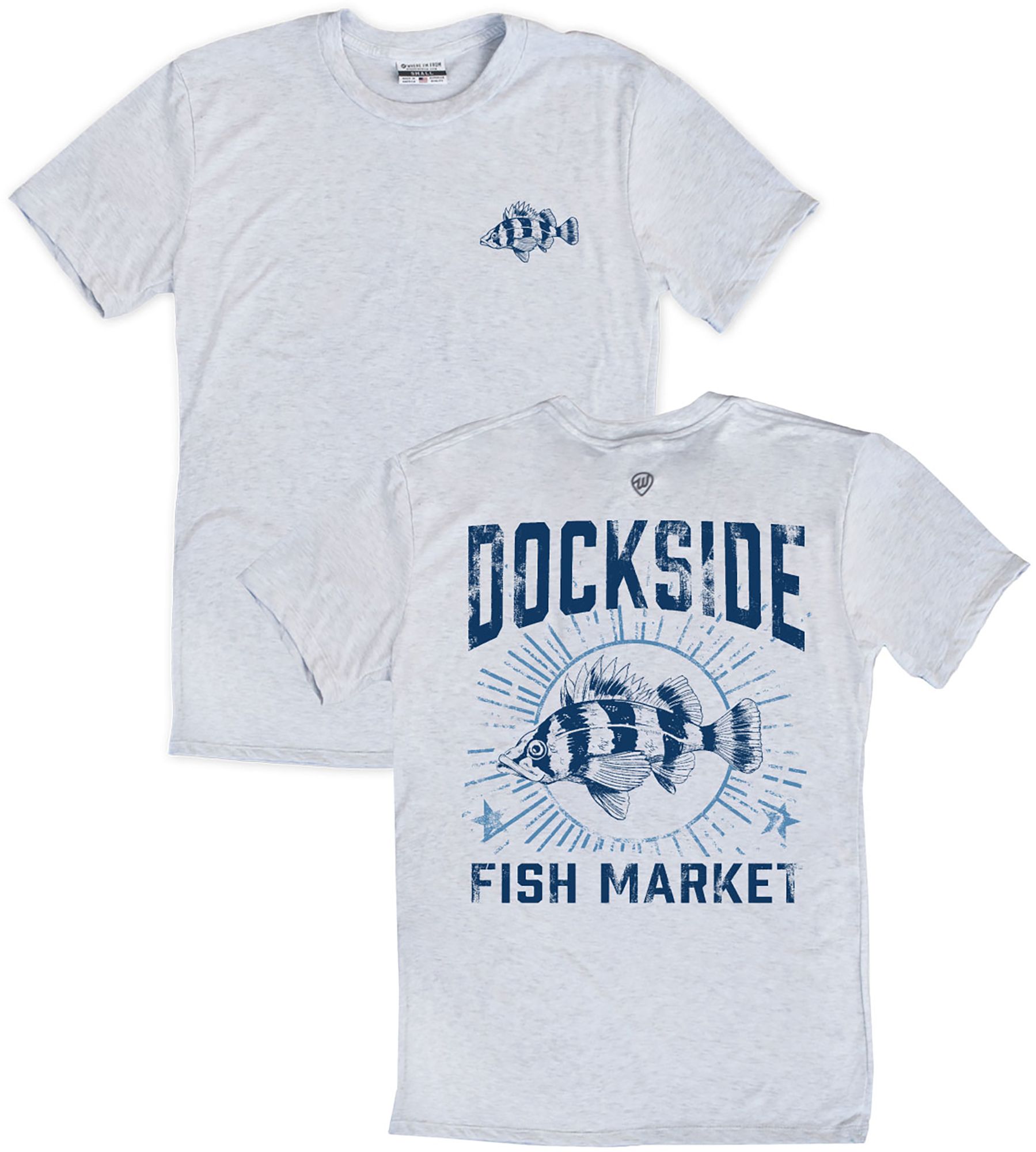 Where I'm From Men's Dockside Fish Market Short Sleeve T-Shirt
