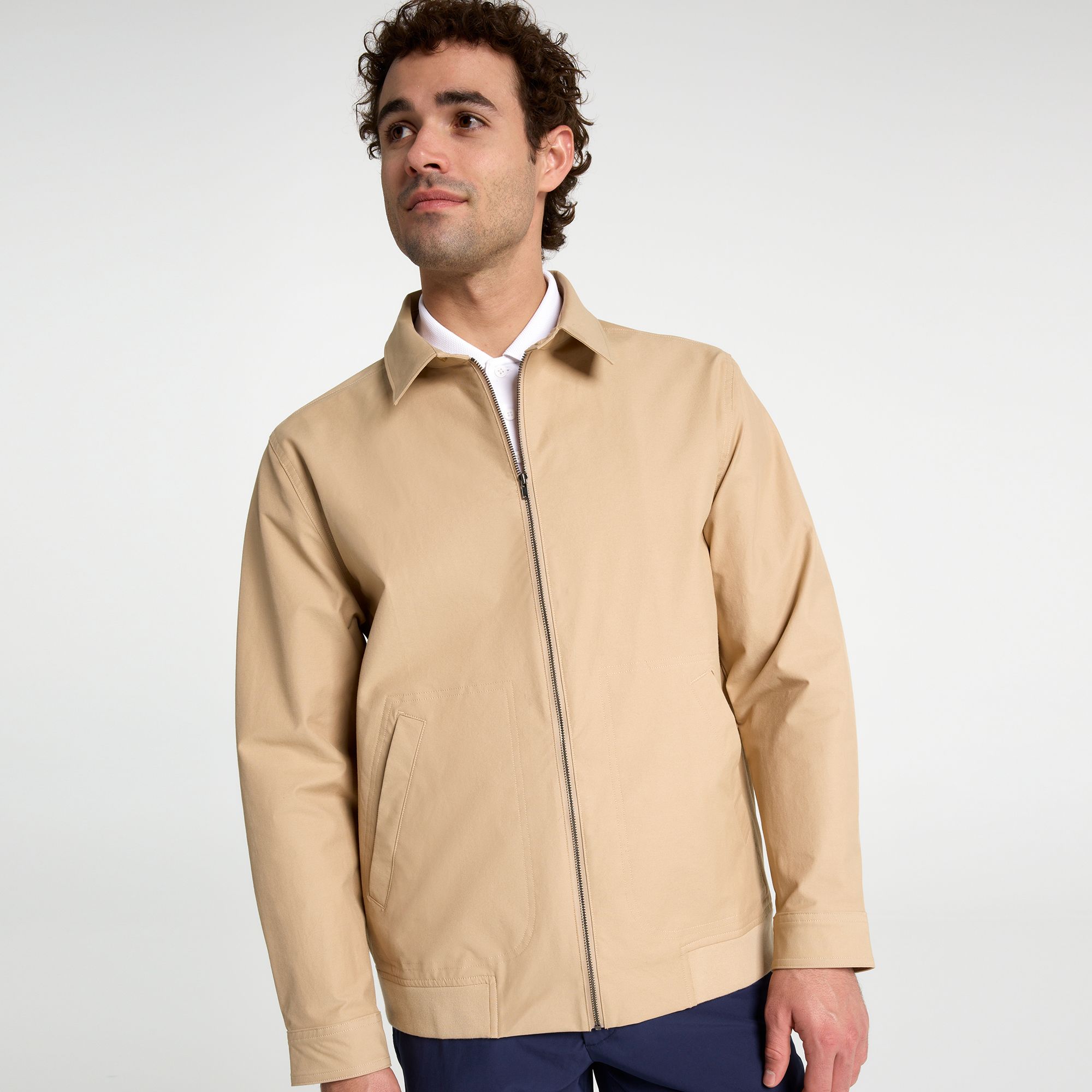 Walter Hagen Men's Clubhouse Collared Jacket