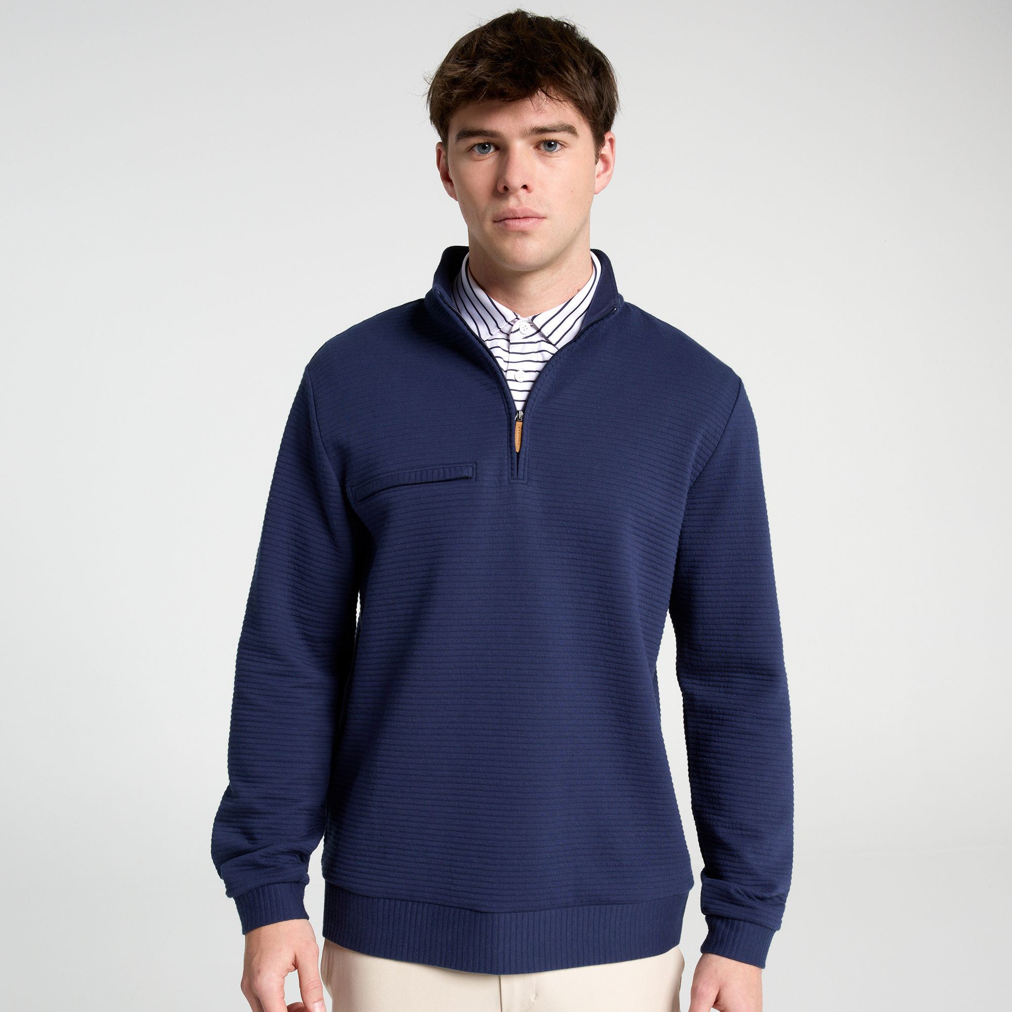 Walter Hagen Men's Clubhouse Textured 1/4 Zip