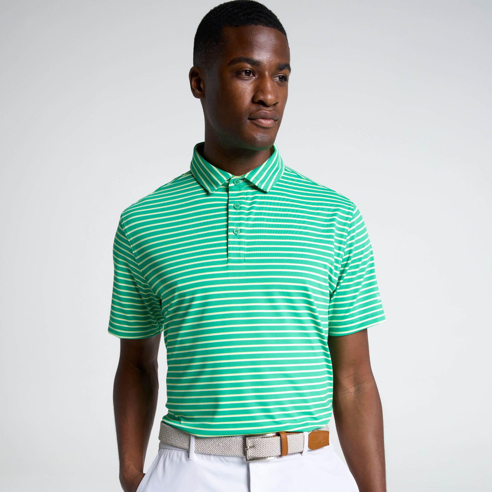 Walter Hagen Men's Performance 11 Classic Tri-Stripe Golf Polo