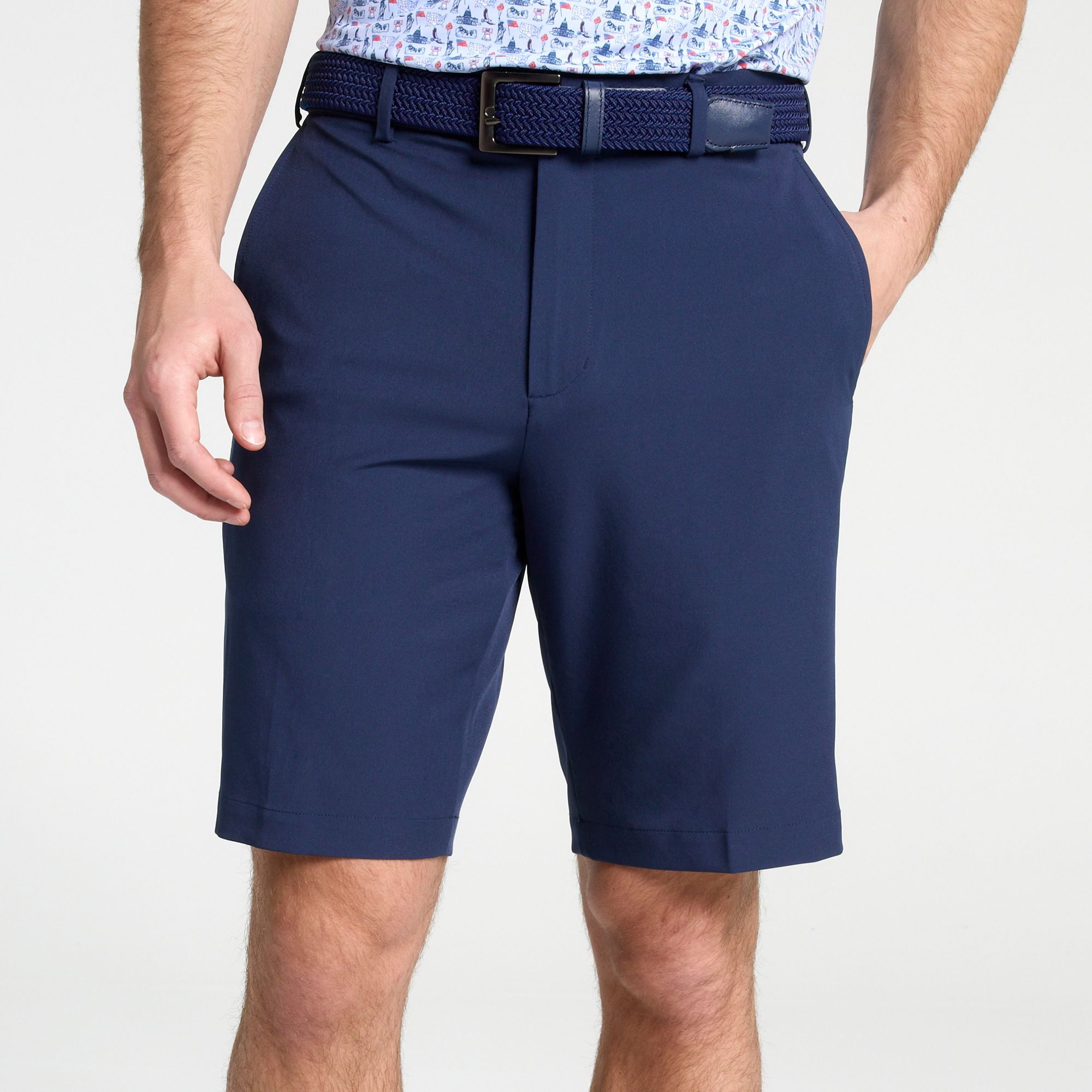 Walter Hagen Men's Performance 11 Traditional Perforated 10" Golf Short