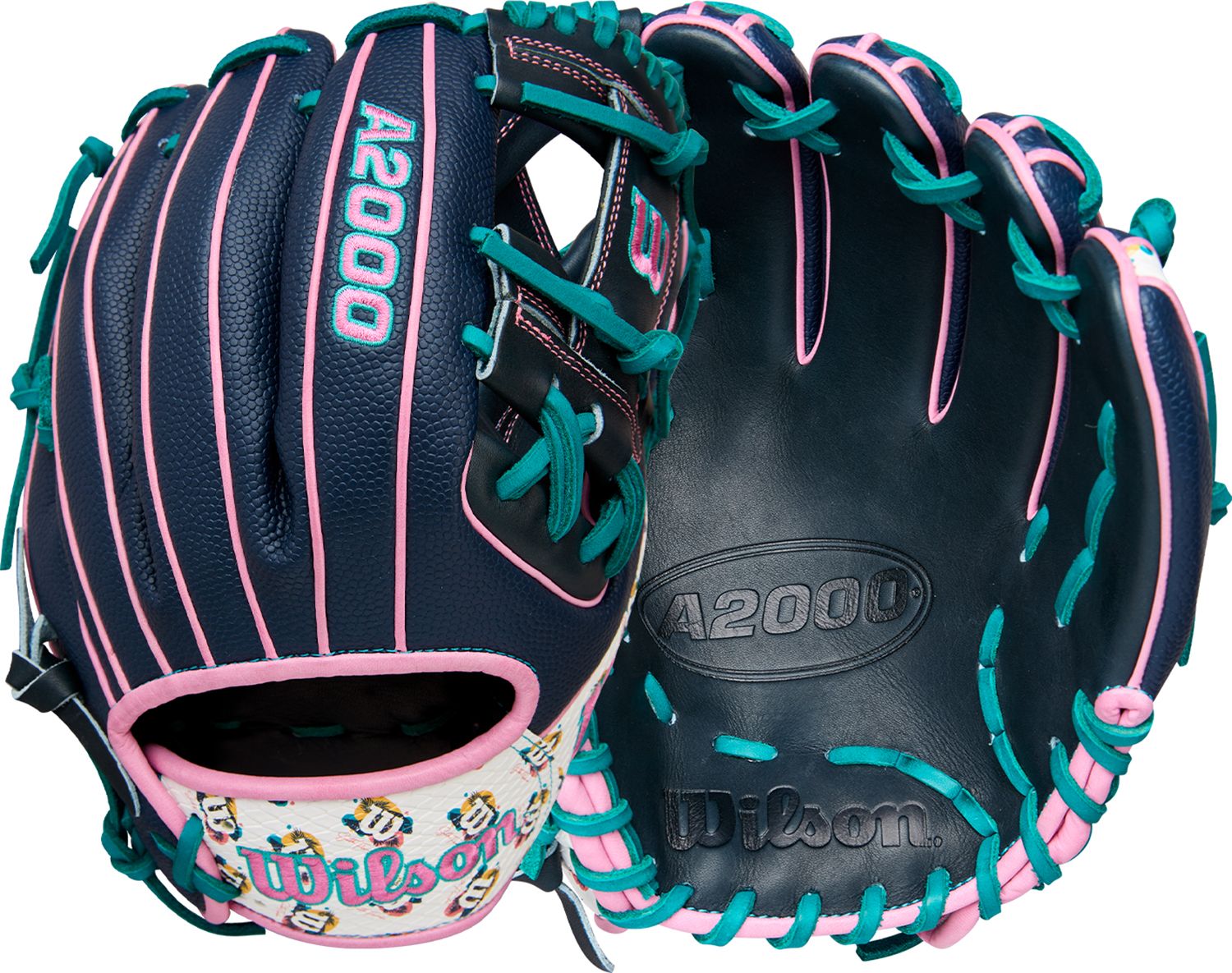 Navy/Pink/Teal