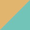 Blonde/Seafoam/Red