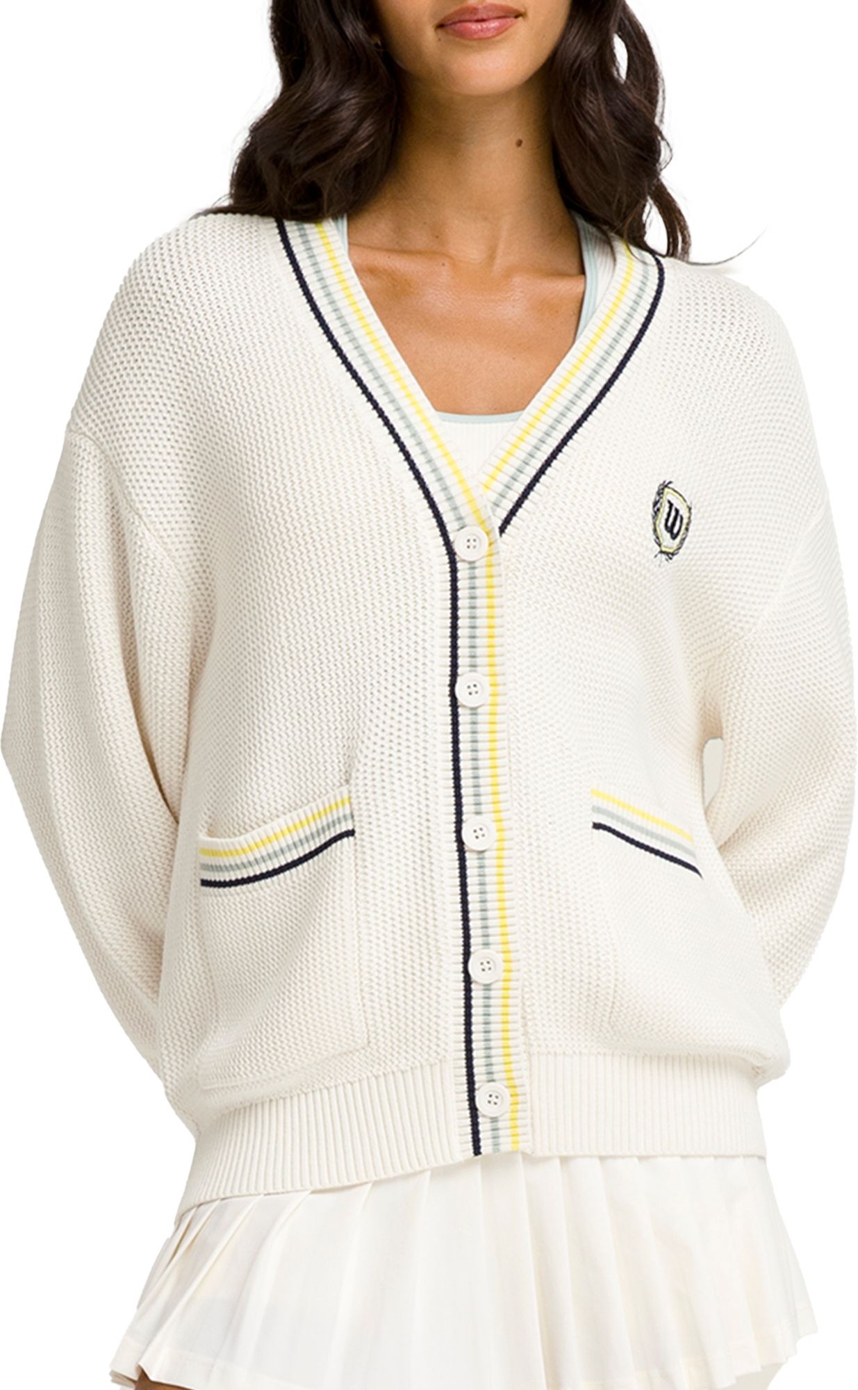 Wilson Womens Wilshire Tennis Cardigan
