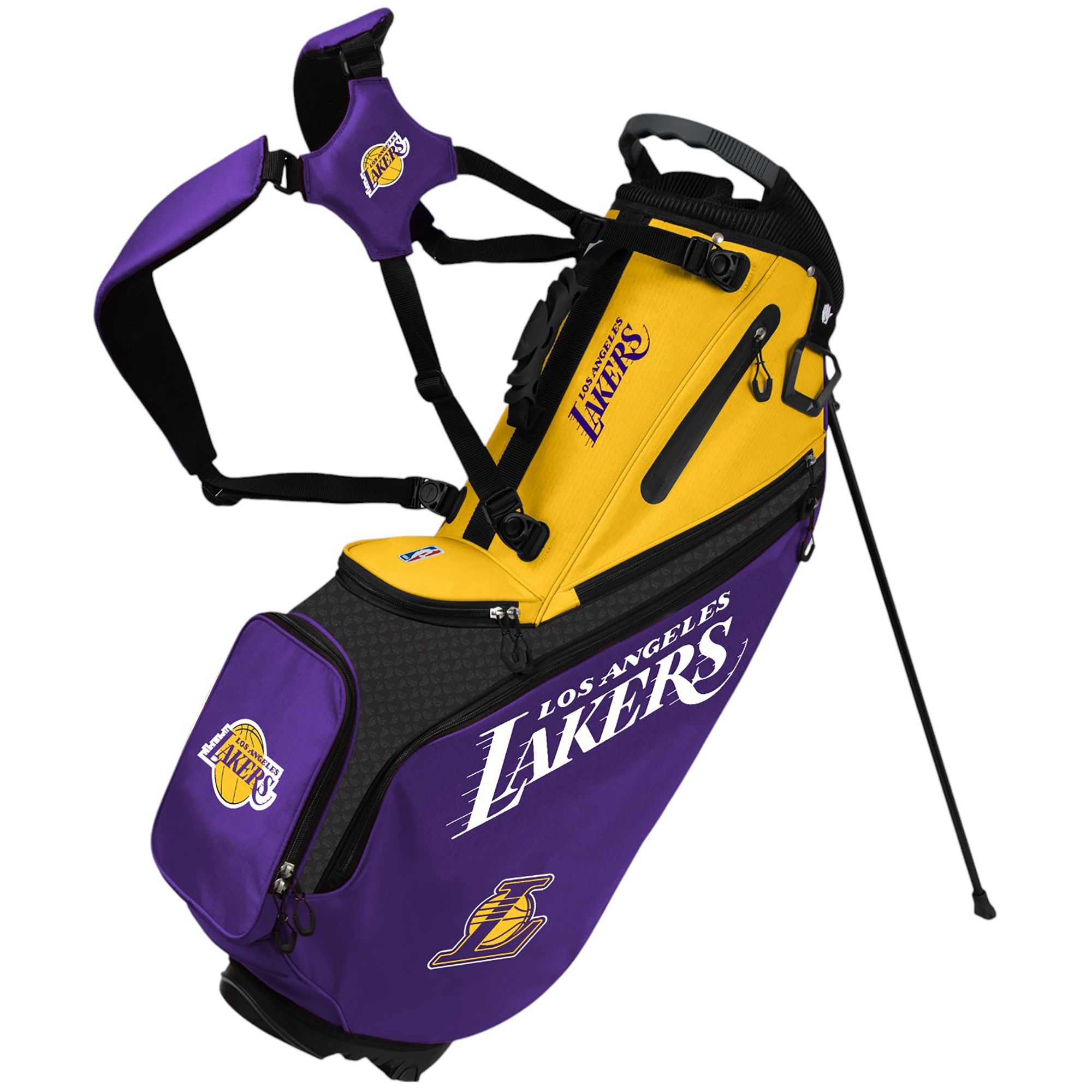WinCraft Los Angeles Lakers Back Nine Stand Bag