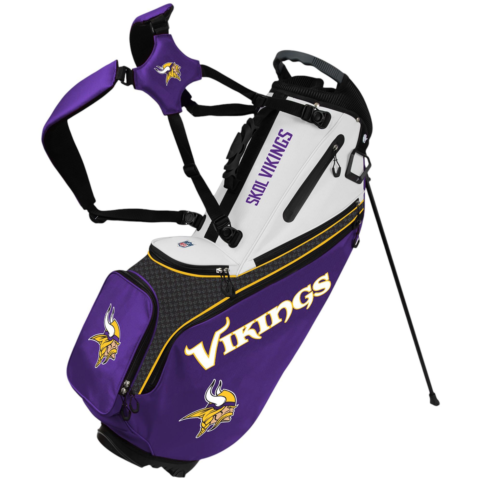 WinCraft Minnesota Vikings Back Nine Stand Bag