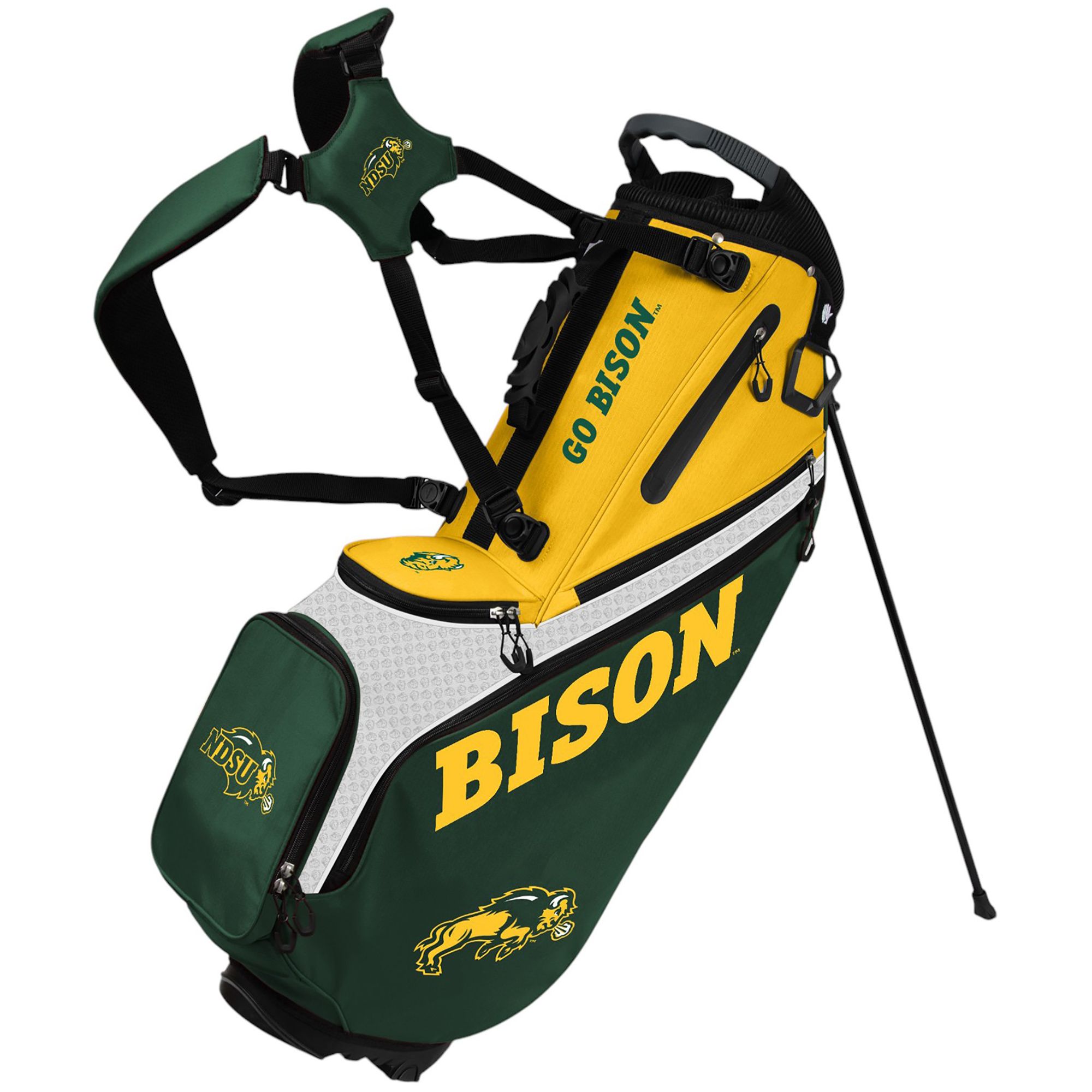 WinCraft North Dakota State Bison Back Nine Stand Bag
