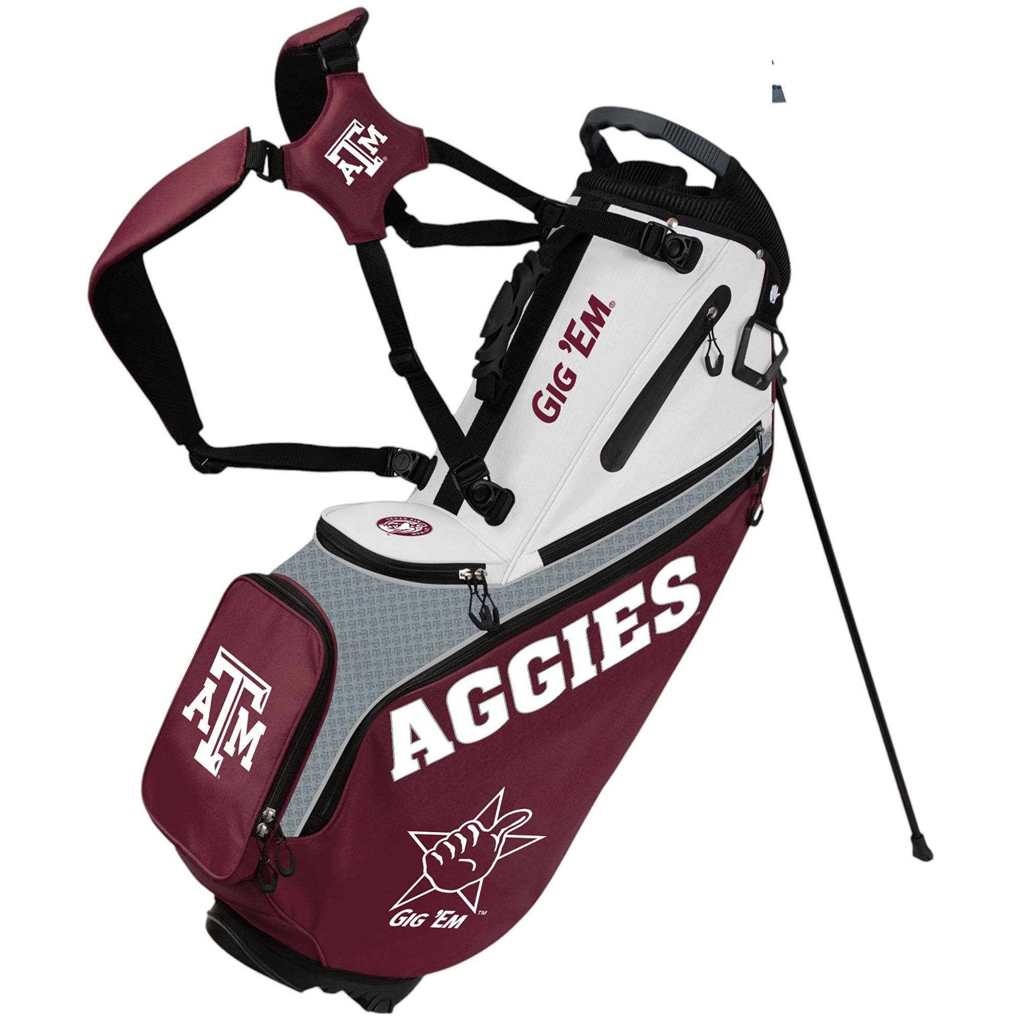 WinCraft Texas A&amp;M Aggies Back Nine Stand Bag