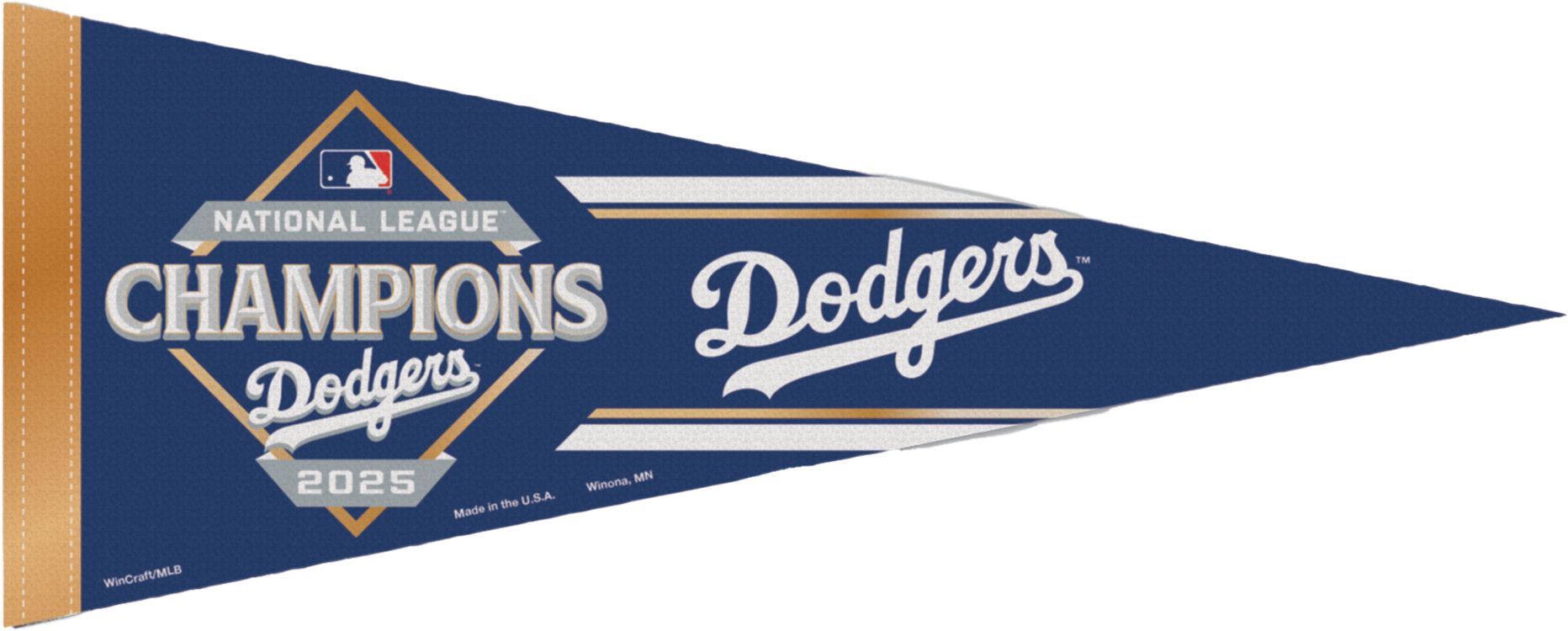 WinCraft Los Angeles Dodgers 2025 NLCS Champions Pennant