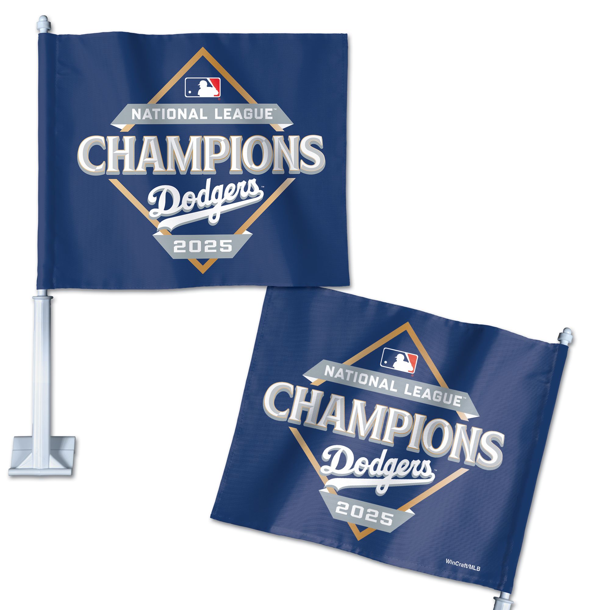 WinCraft Los Angeles Dodgers 2025 NLCS Champions Car Flag