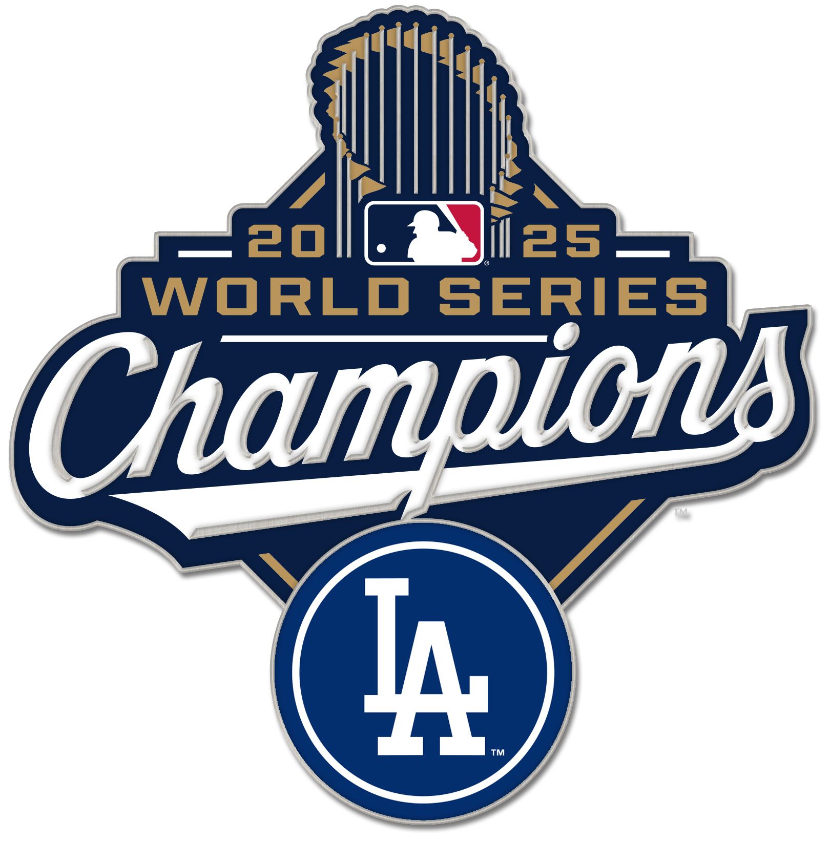 WinCraft Los Angeles Dodgers 2025 World Series Champions Collectors Pin