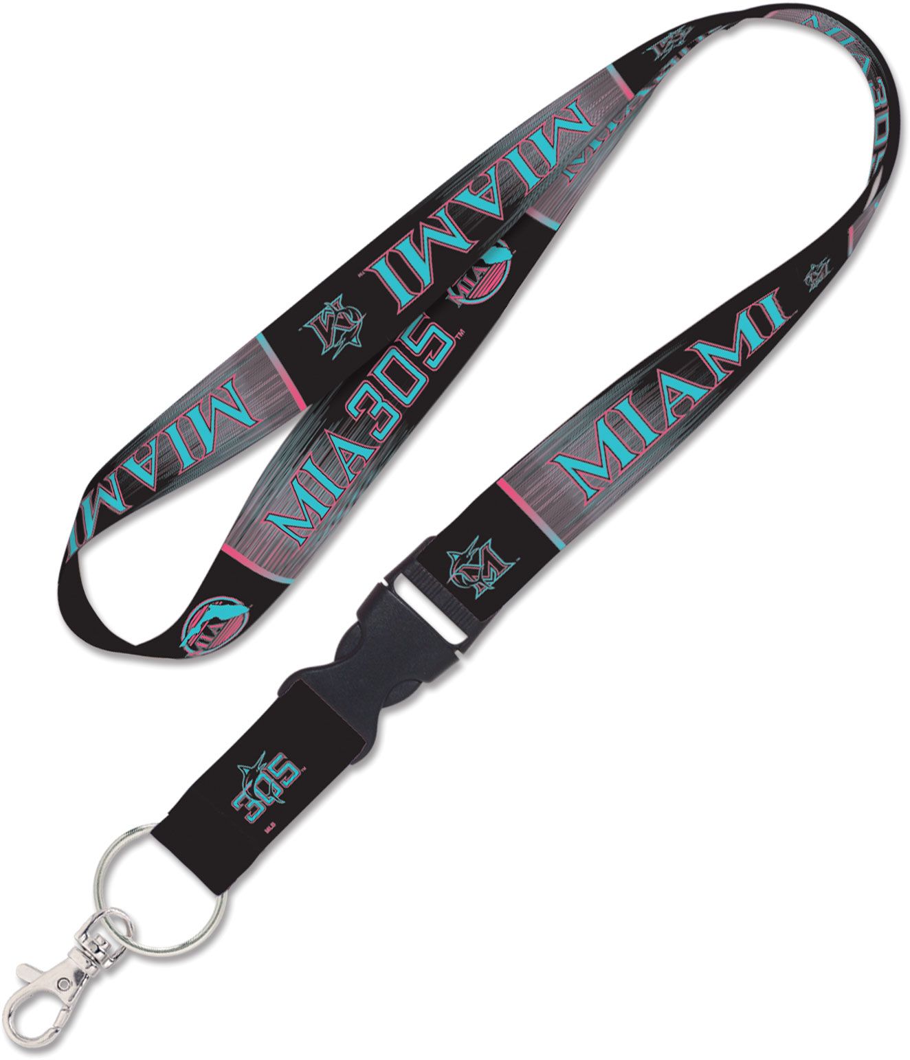 WinCraft Miami Marlins 2025 City Connect Lanyard