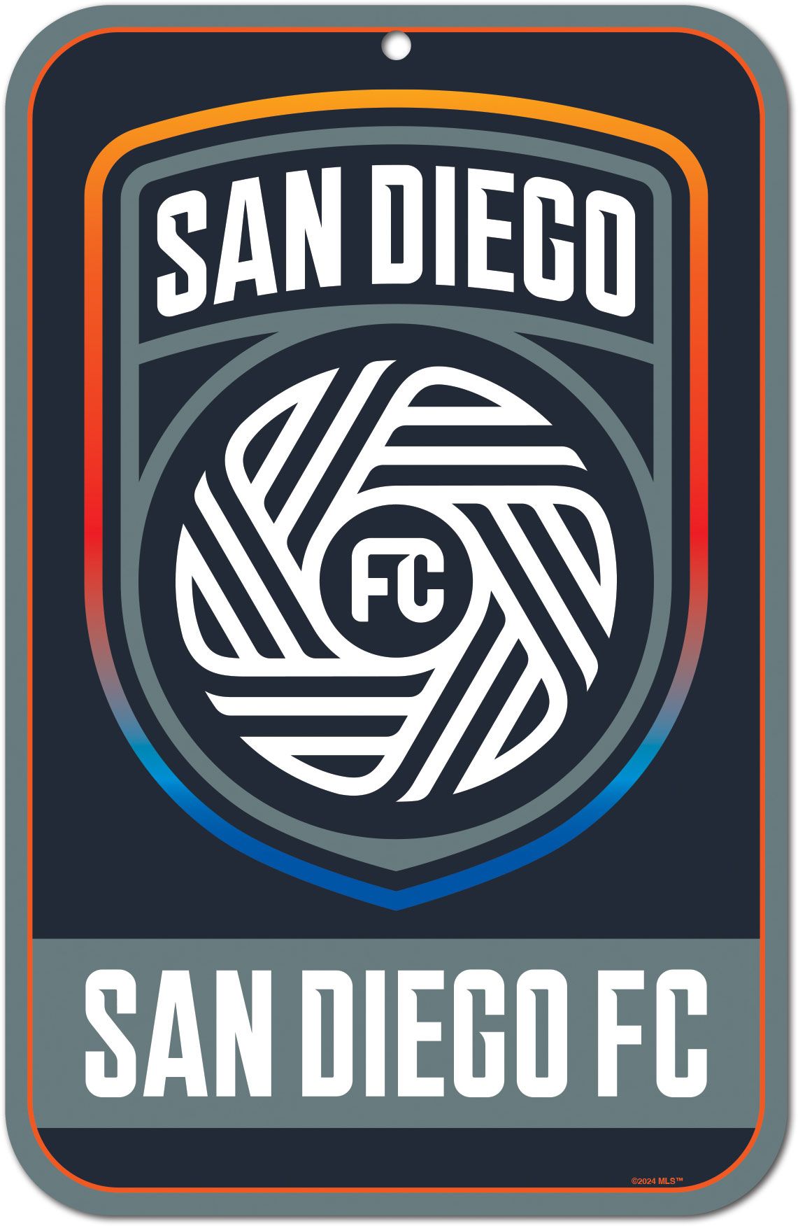 WinCraft San Diego FC Plastic Sign