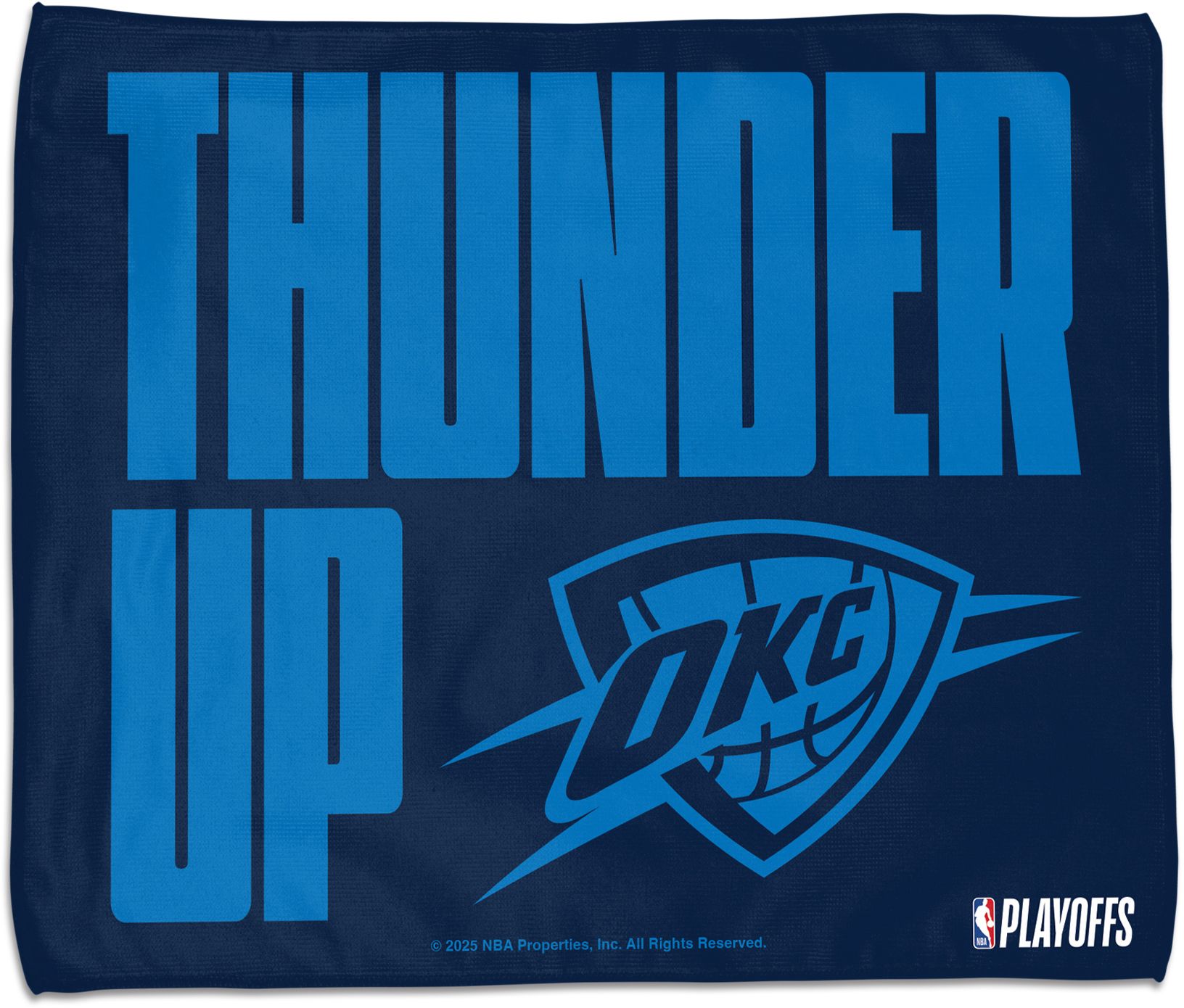 WinCraft 2024-25 NBA Playoffs "Thunder Up" Oklahoma City Thunder Rally Towel