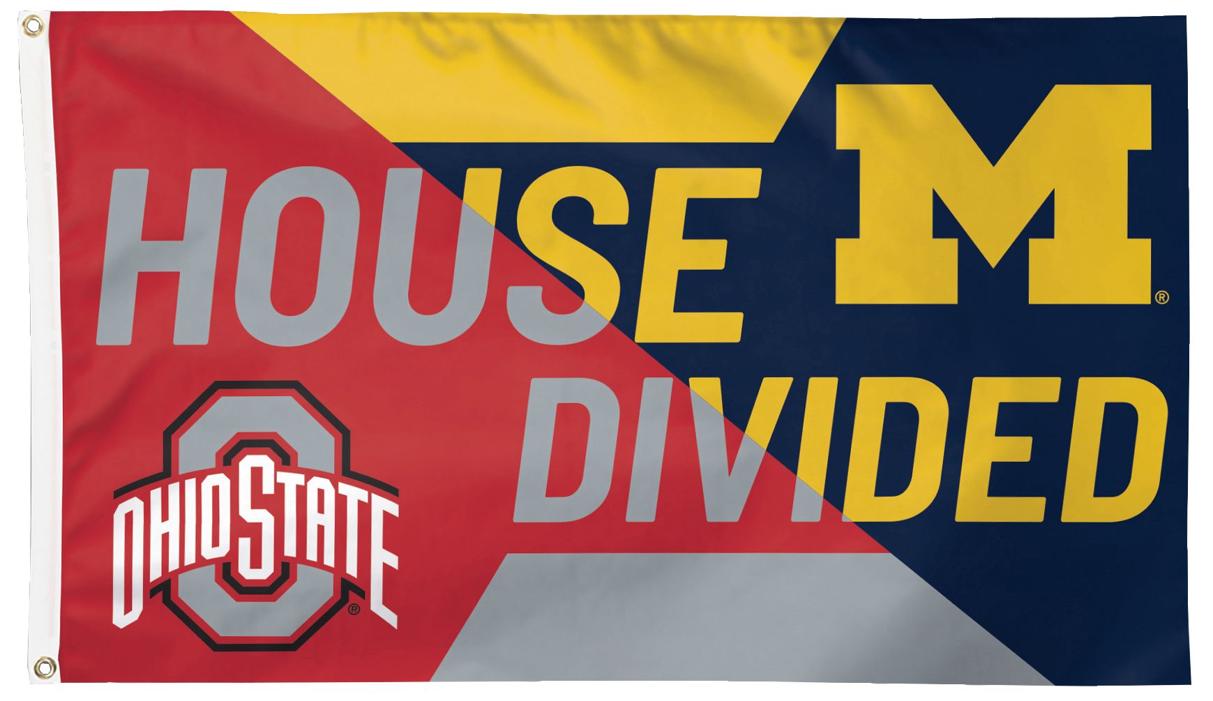 WinCraft Michigan Wolverines 3x5 House Divided Flag