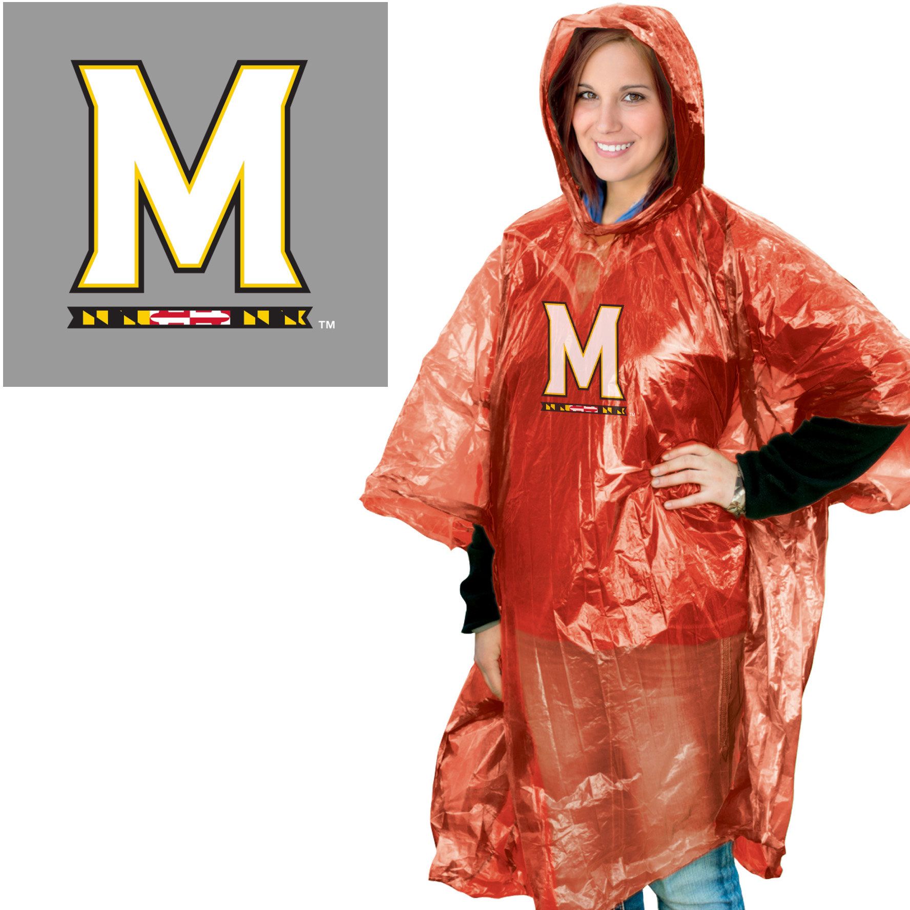 WinCraft Maryland Terrapins Bulldogs Poncho