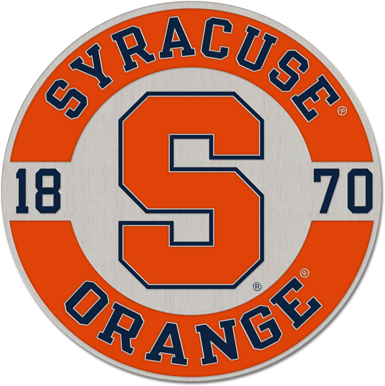 WinCraft Syracuse Orange Round Est. Date Collector Pin