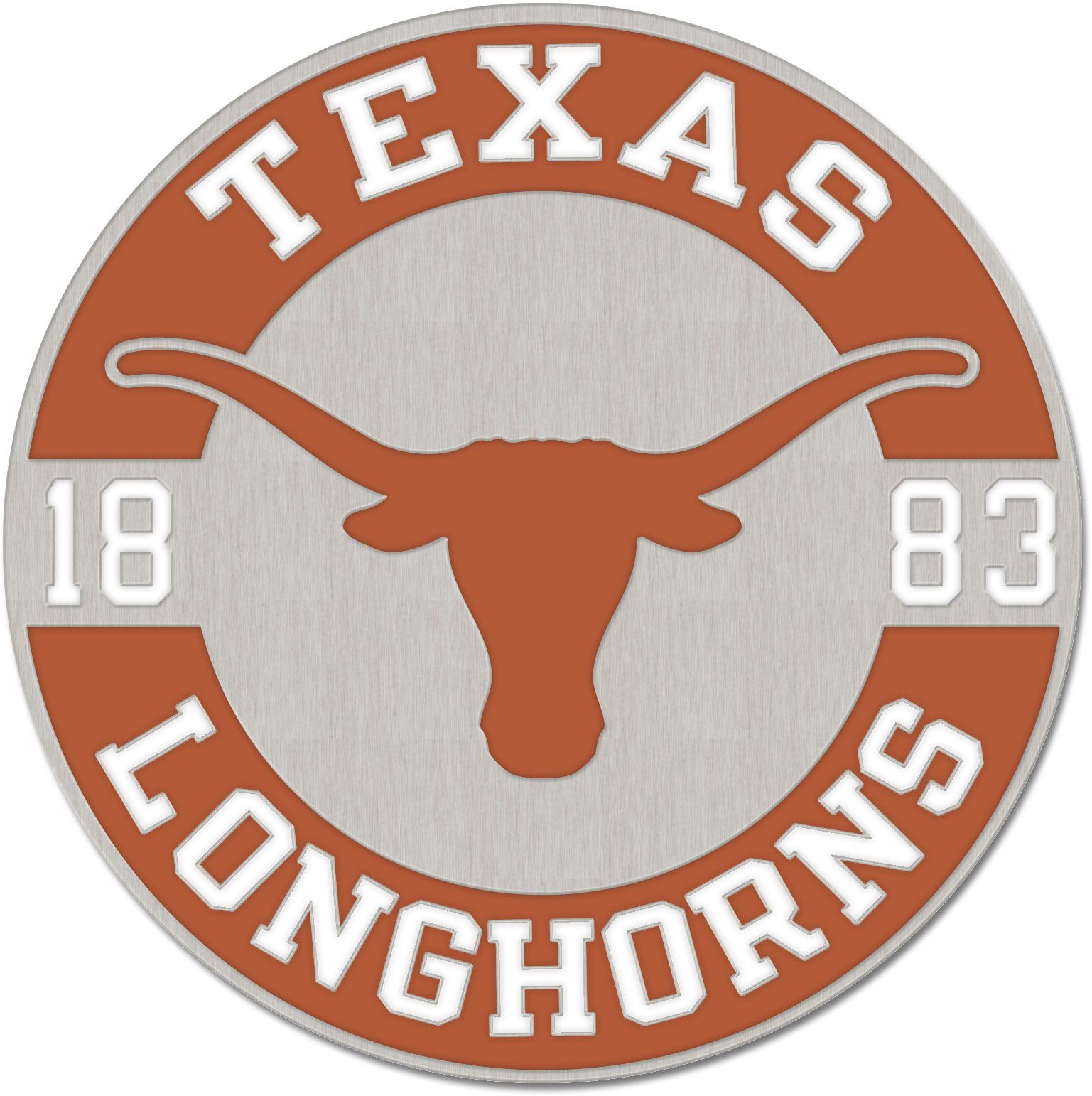 WinCraft Texas Longhorns Round Est. Date Collector Pin