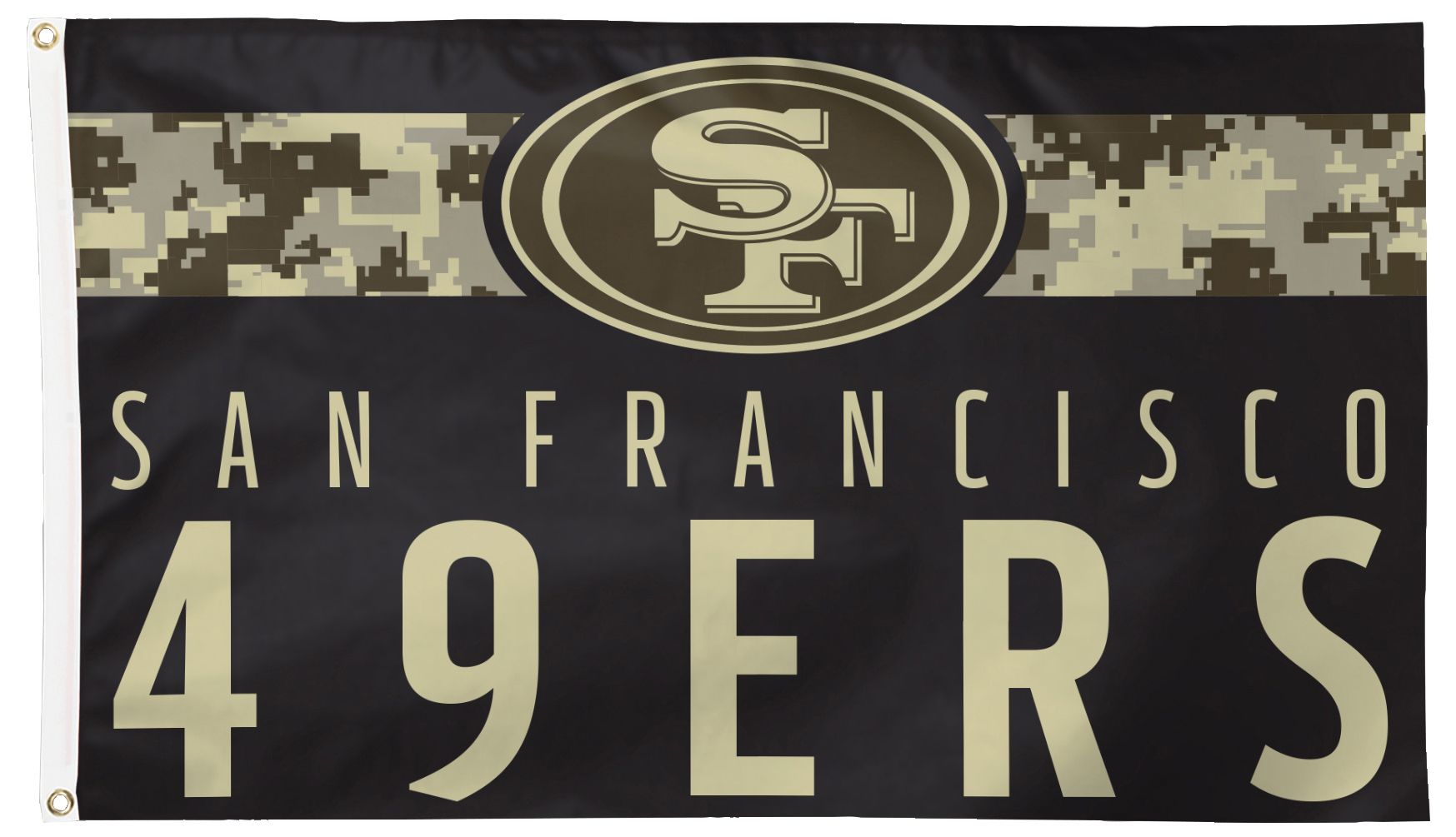 WinCraft San Fransisco 49ers 3x5 Camo Flag