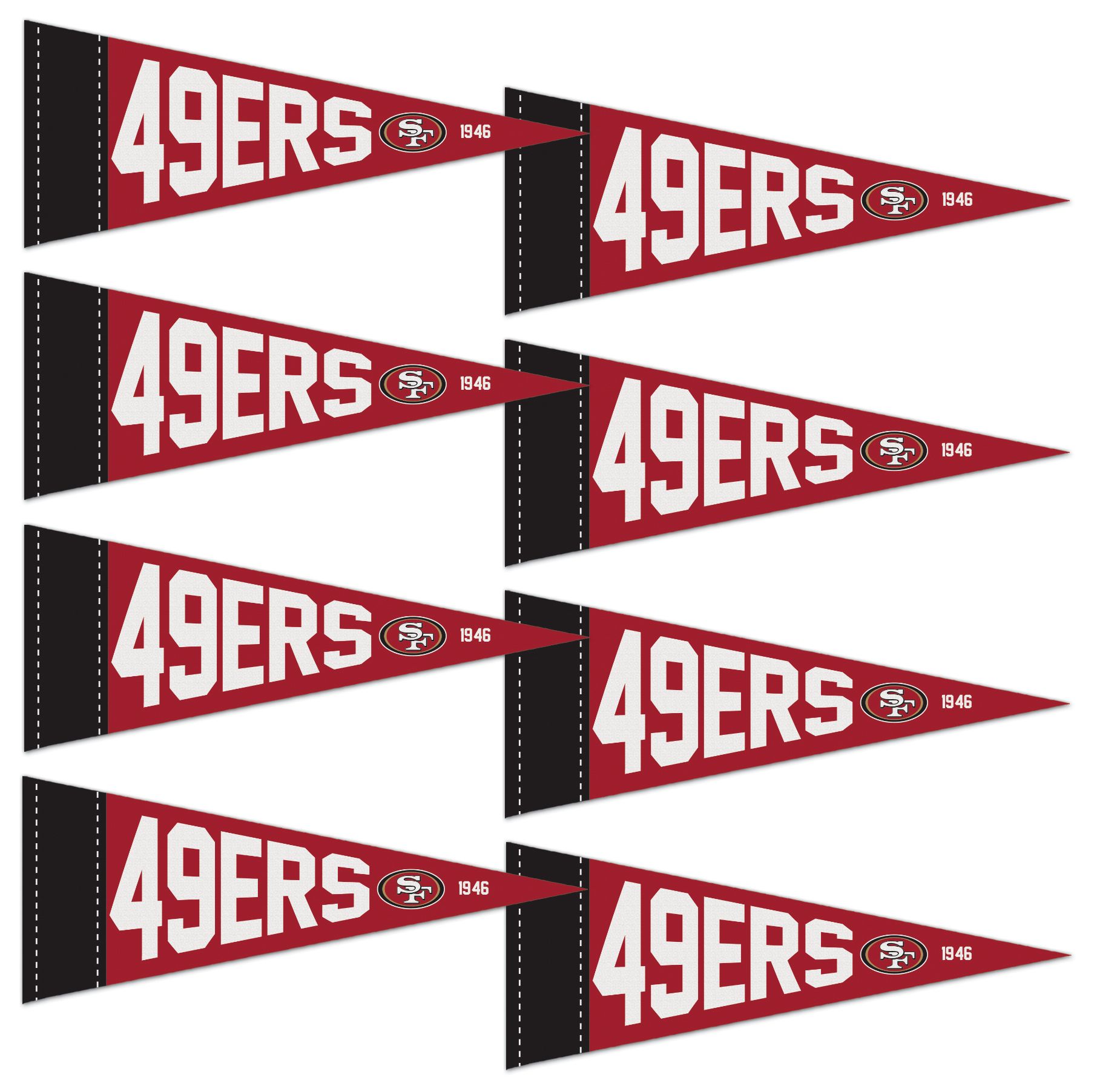 WinCraft San Francisco 49ers Mini Pennant Pack