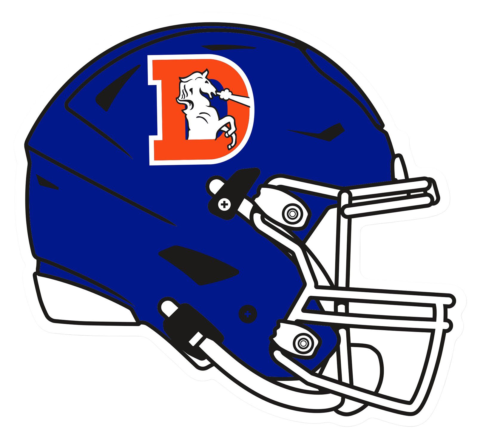 WinCraft Denver Broncos 11" X 12" Throwback Sign